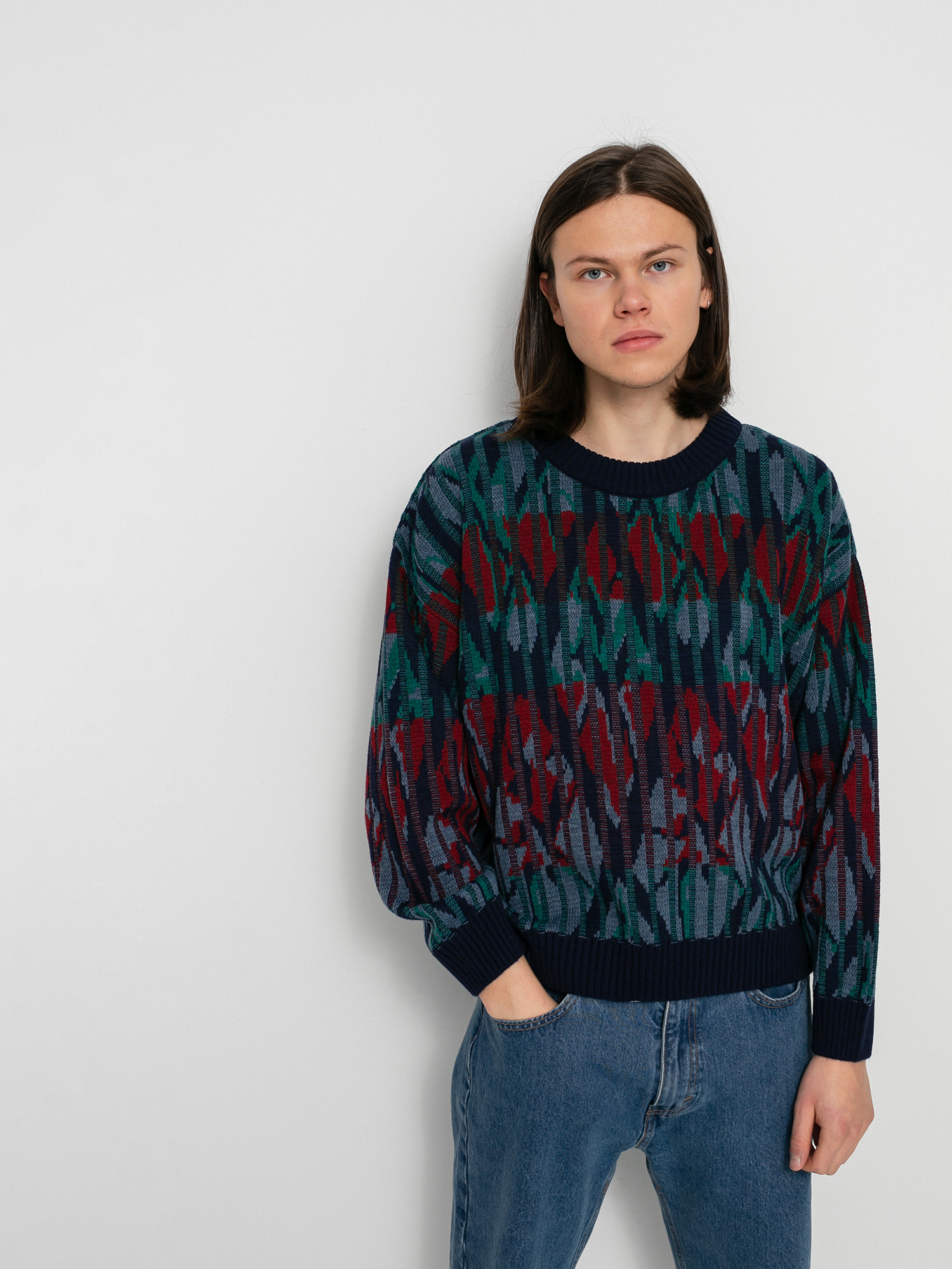 Sweter Polar Skate Paul Knit (rich navy)