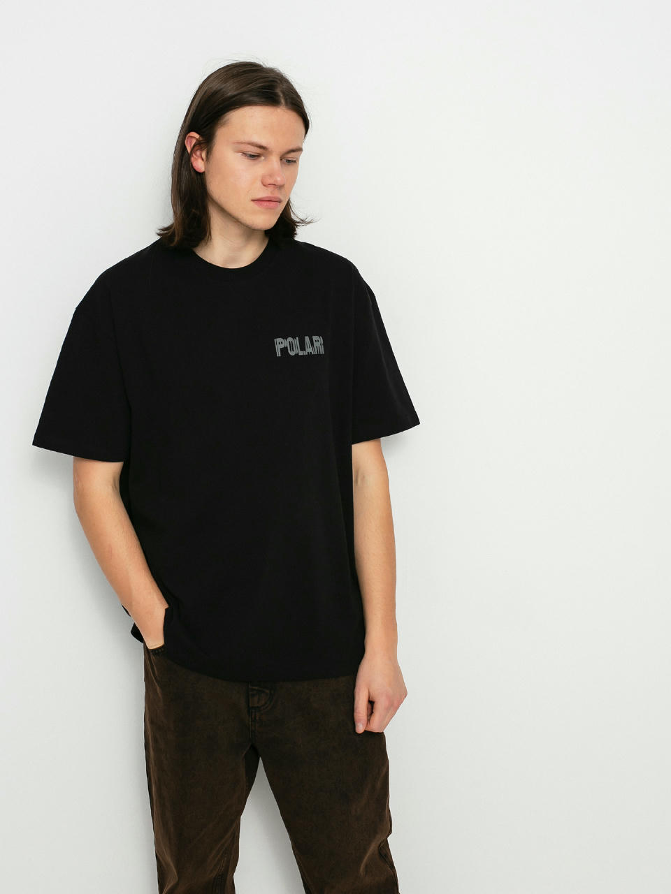 T-shirt Polar Skate Earthquake Logo (black)