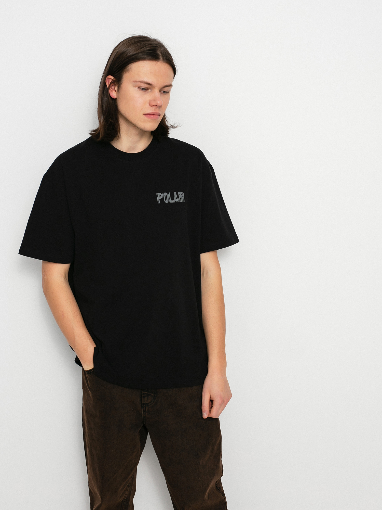 T-shirt Polar Skate Earthquake Logo (black)