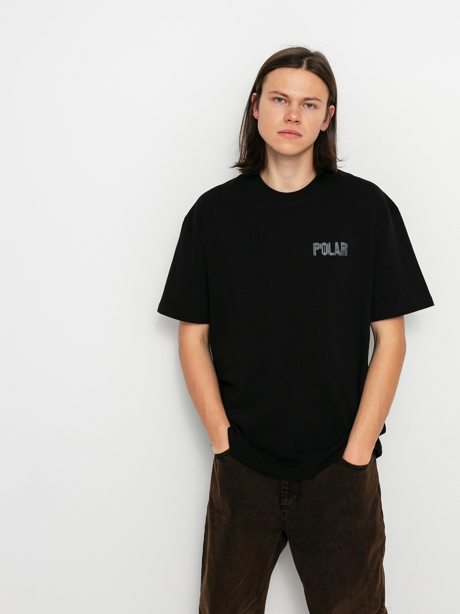 T-shirt Polar Skate Earthquake Logo (black)