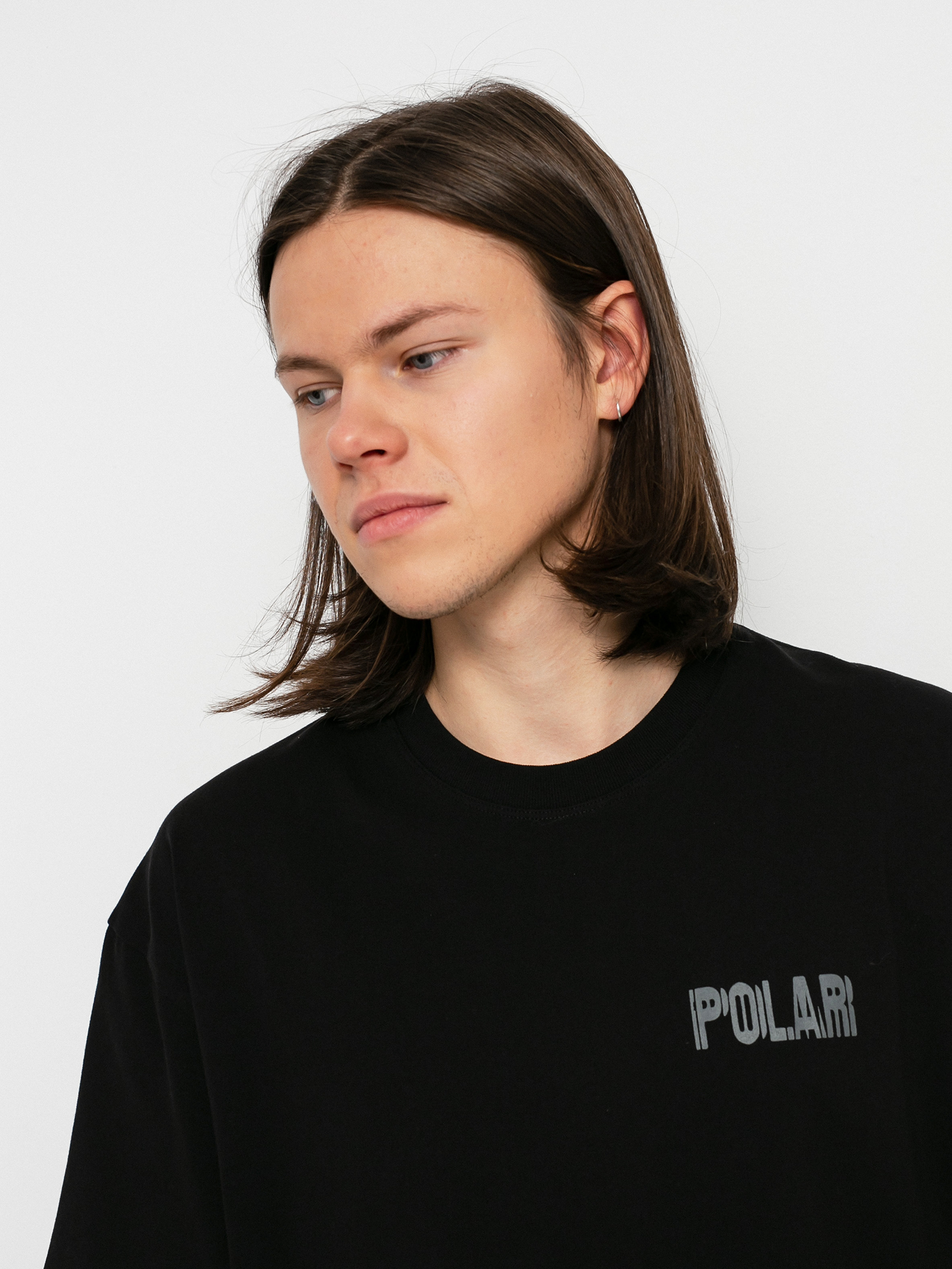 T-shirt Polar Skate Earthquake Logo (black)