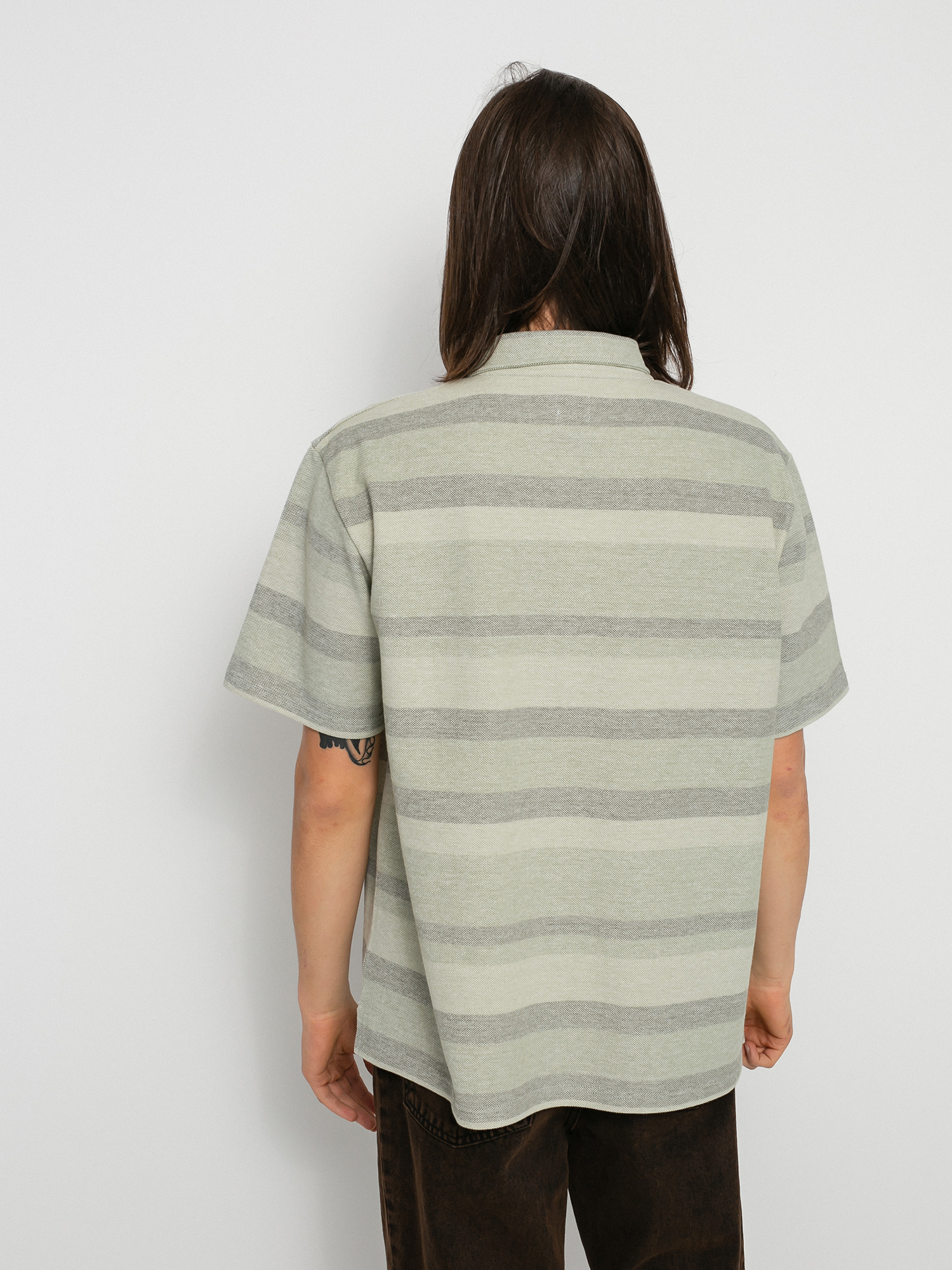 Polo Polar Skate Multistripe (soft green)