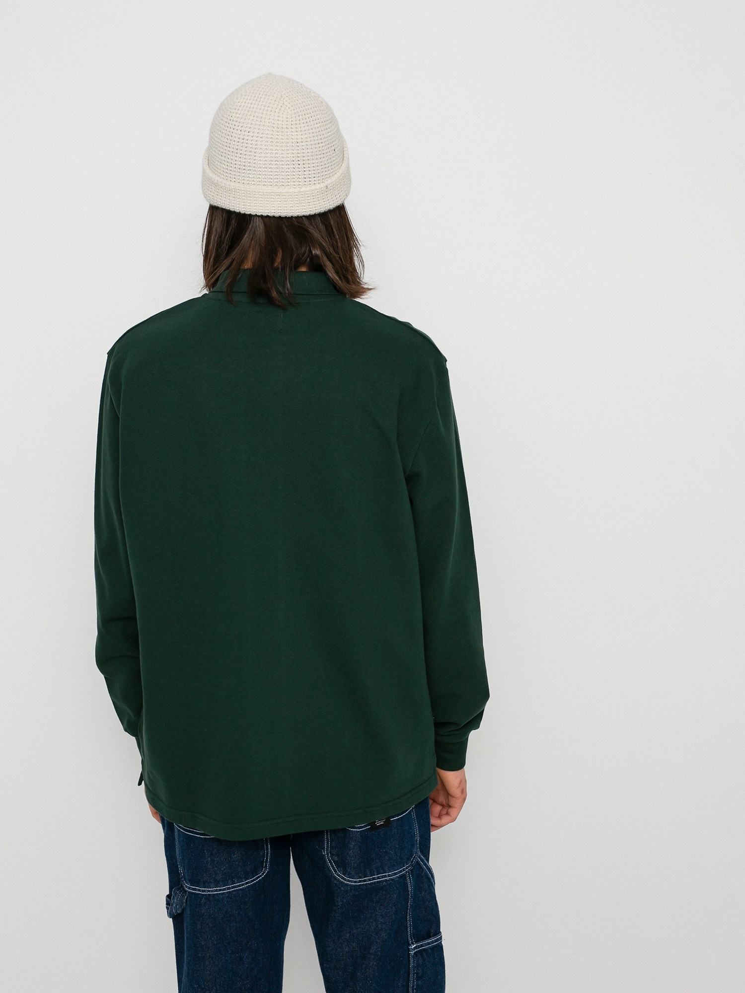 Longsleeve Polar Skate Polo (dark green)