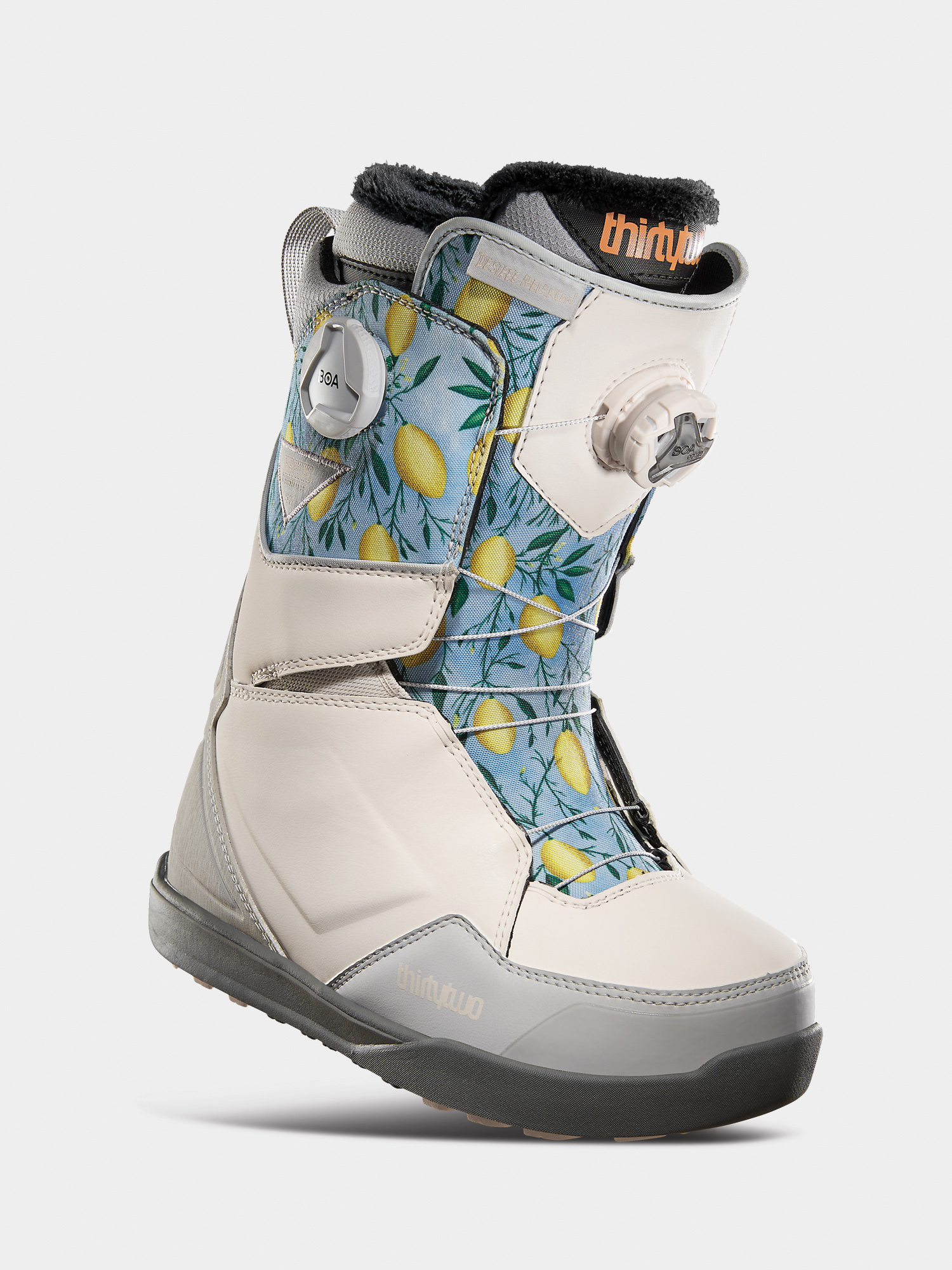 Damskie Buty snowboardowe ThirtyTwo Lashed Double Boa Melancon (grey/pink)