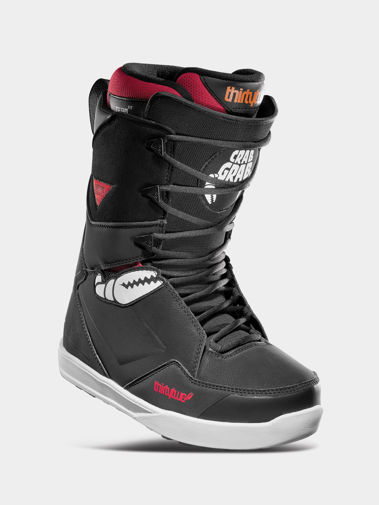 Męskie Buty snowboardowe ThirtyTwo Lashed Crab Grab (black/grey/red)