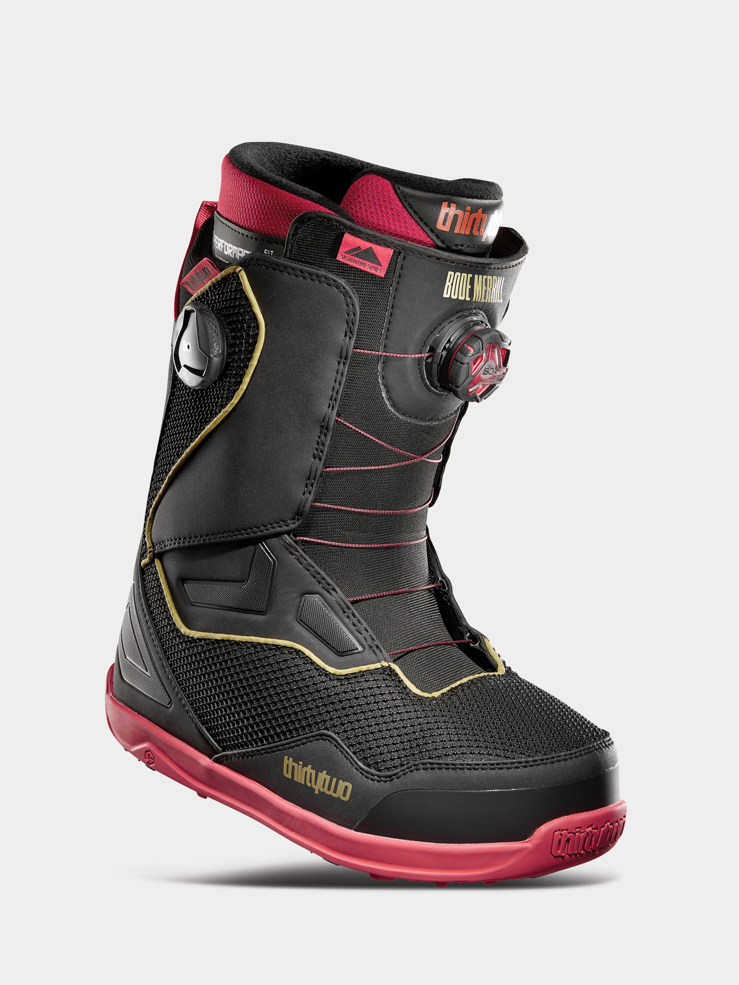 Męskie Buty snowboardowe ThirtyTwo Tm 2 Double Boa Wide Merrill (black/red)