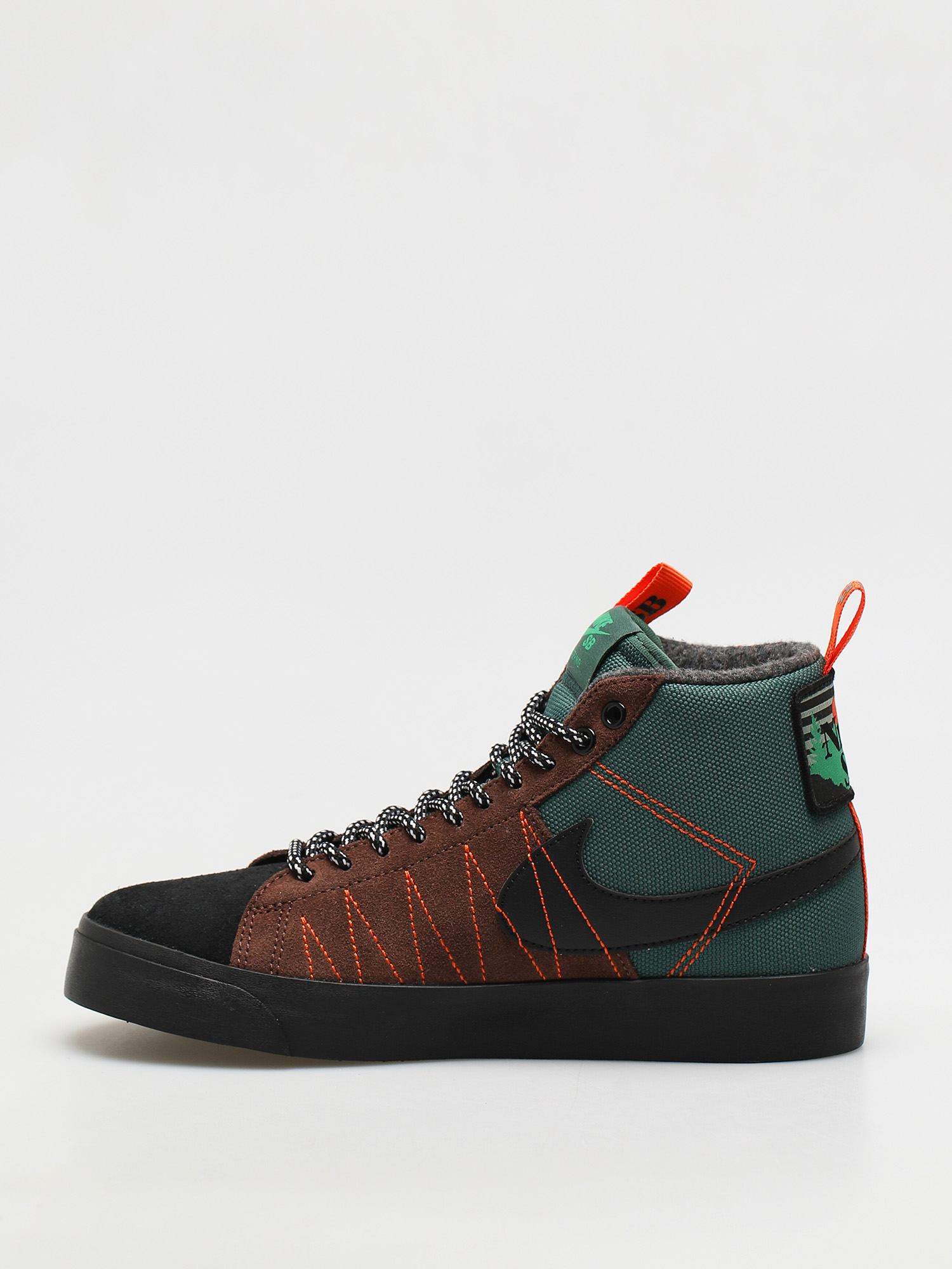 Buty Nike SB Zoom Blazer Mid Premium (noble green/black white safety orange)