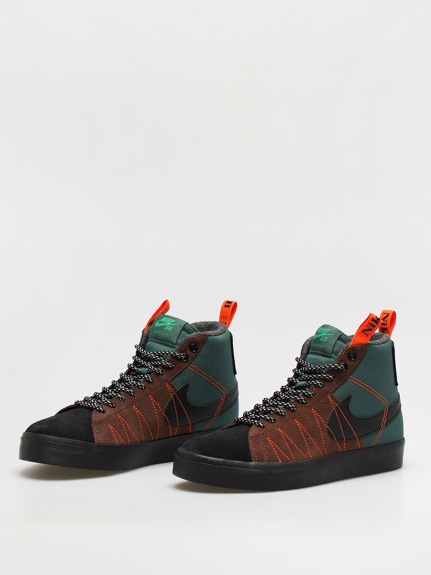 Buty Nike SB Zoom Blazer Mid Premium (noble green/black white safety orange)