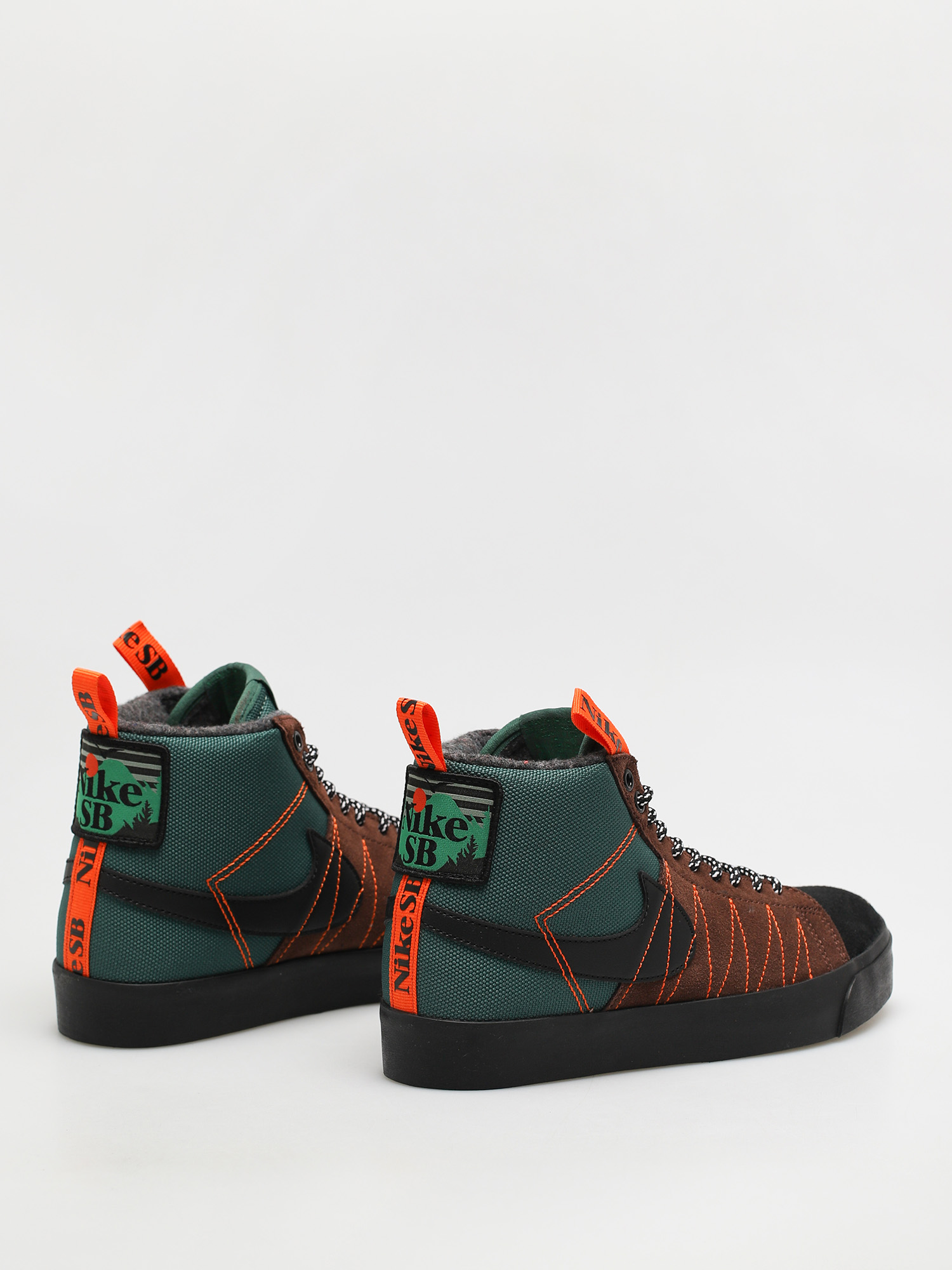 Buty Nike SB Zoom Blazer Mid Premium (noble green/black white safety orange)
