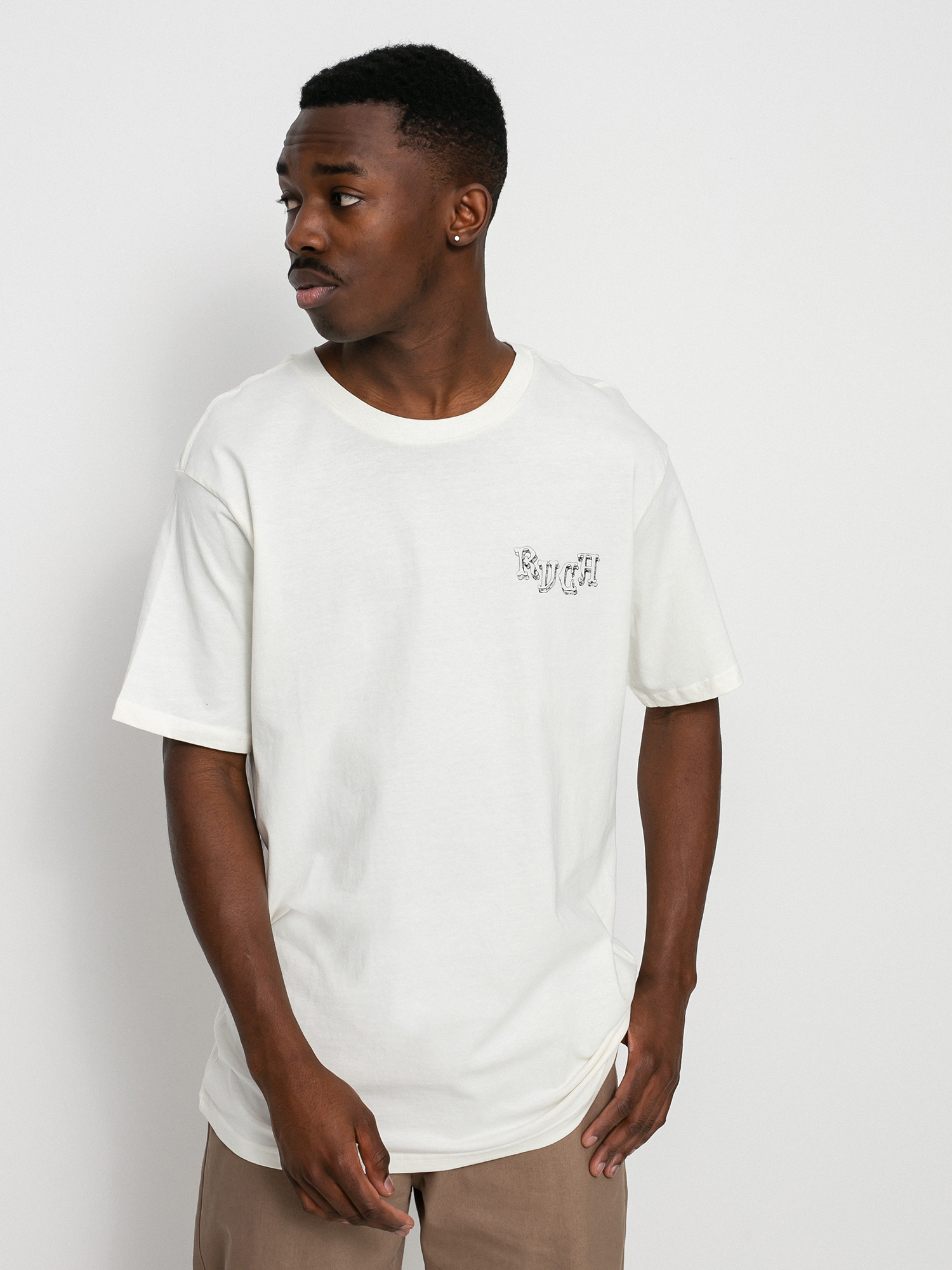T-shirt RVCA Skeleton Walk (antique white)
