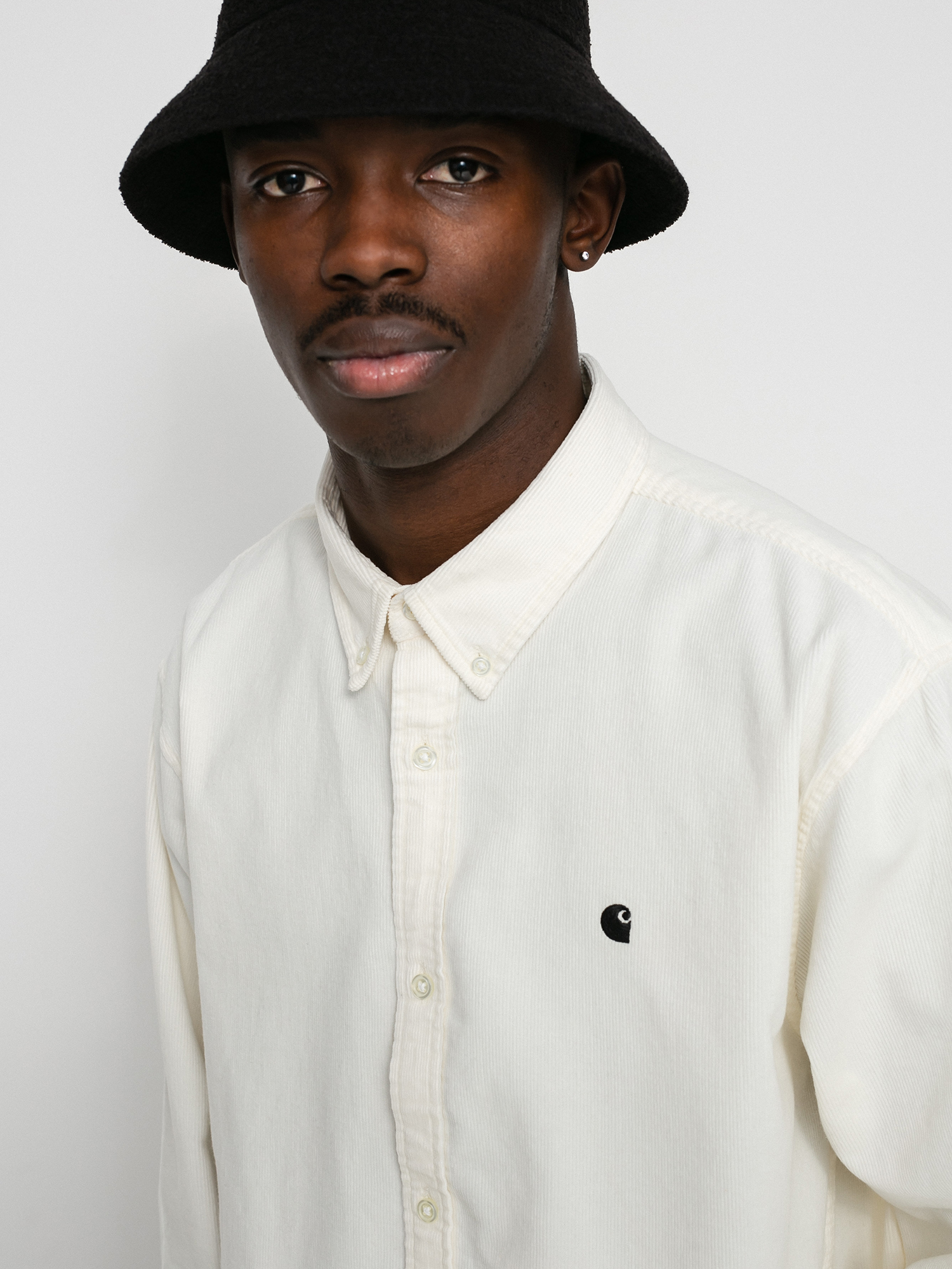 Koszula Carhartt WIP Madison Fine Cord (wax/black)