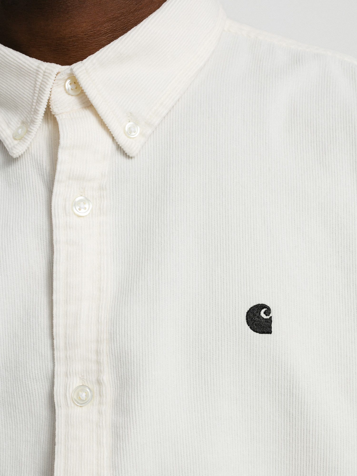 Koszula Carhartt WIP Madison Fine Cord (wax/black)