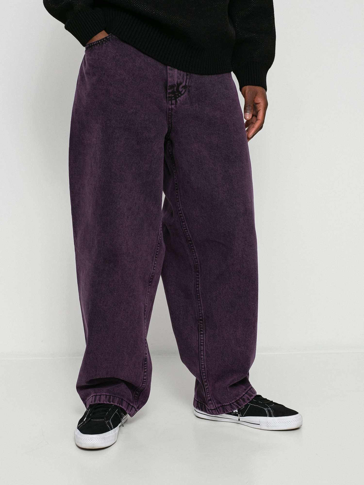 Purple Polar Big Boy Pants Spodnie Polar Skate Big Boy Jeans 