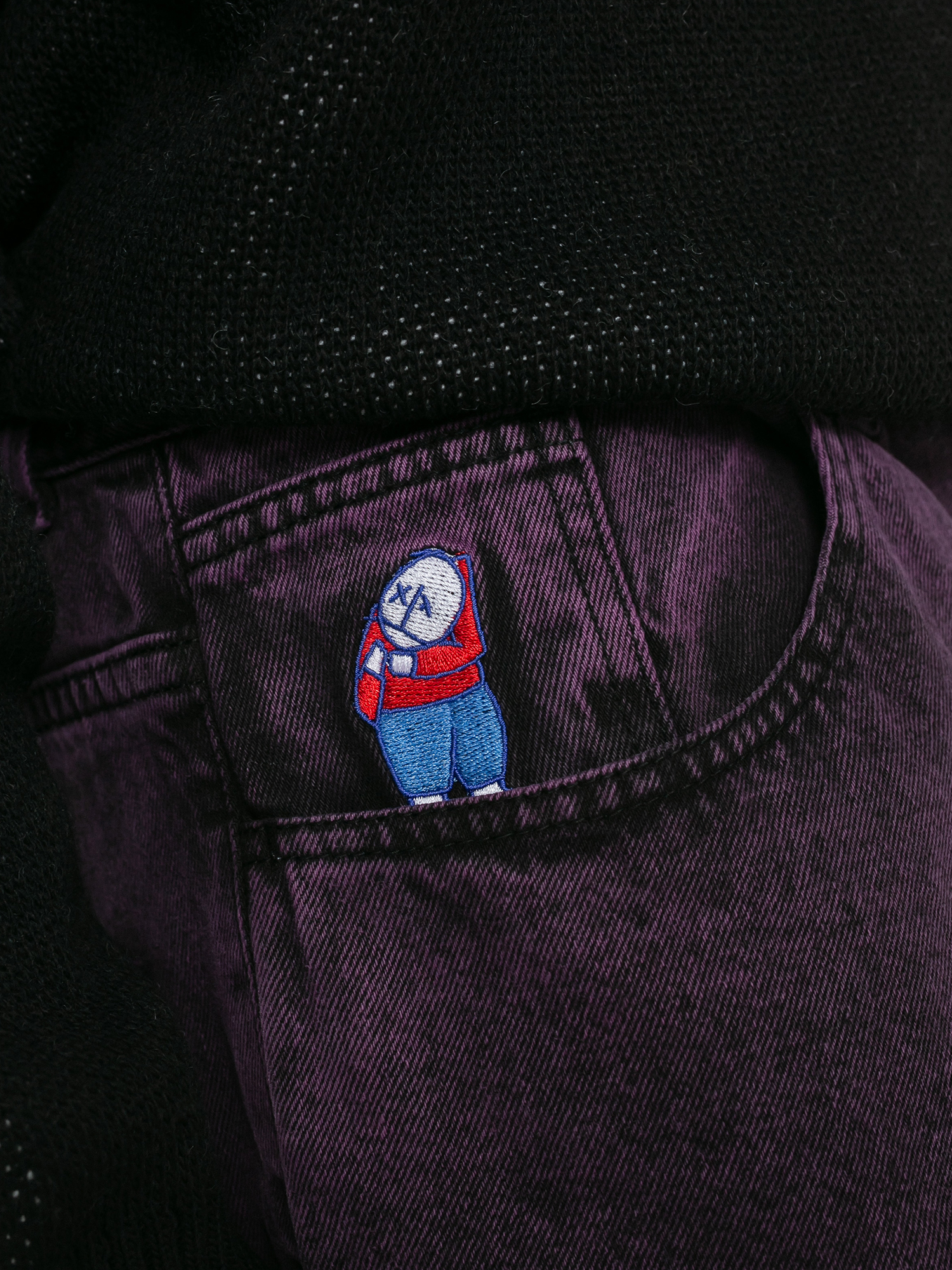 Spodnie Polar Skate Big Boy Jeans - fioletowy (purple black) Spodnie Polar Skate Big Boy Jeans - fioletowy (purple black)