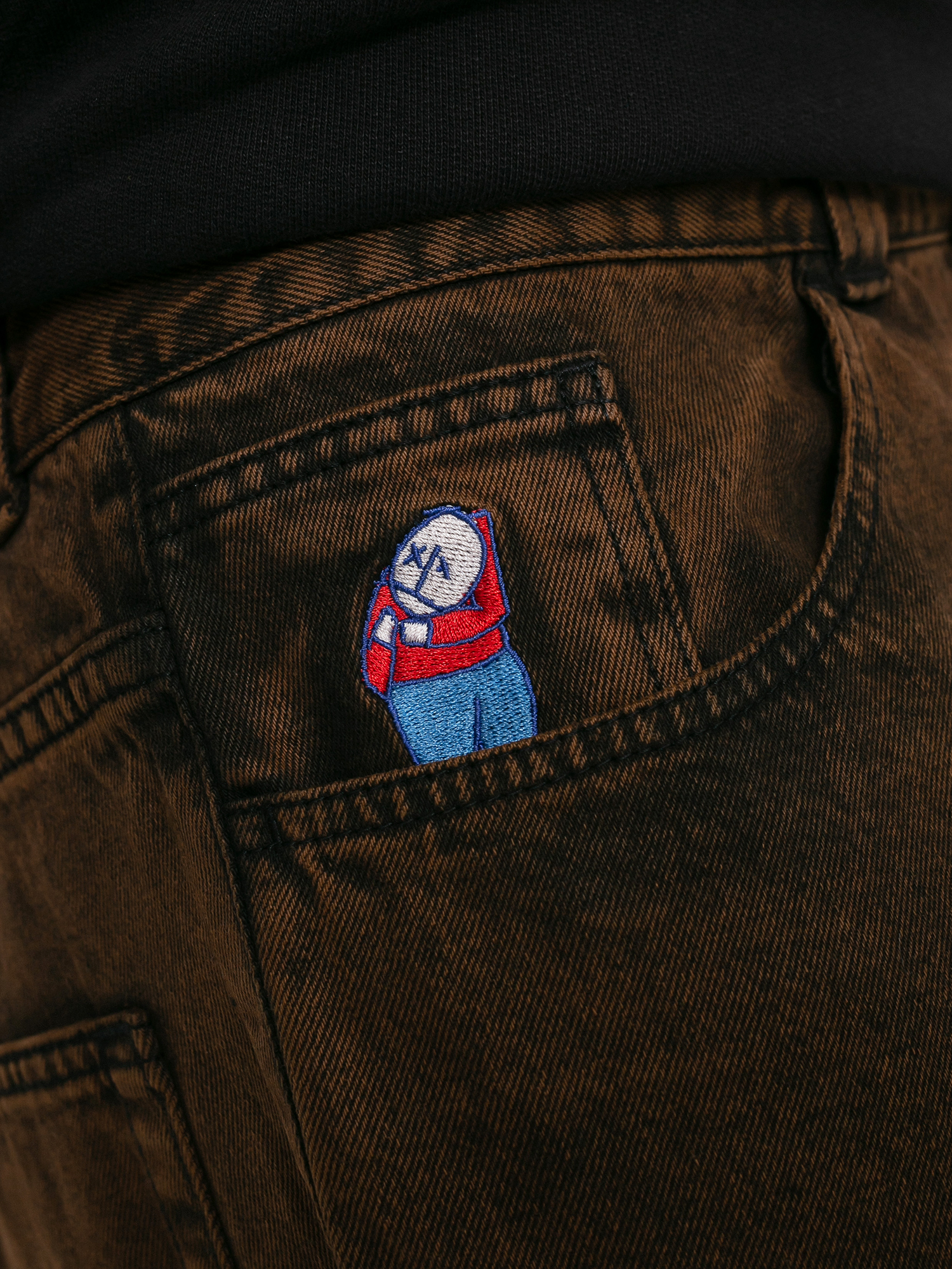 Spodnie Polar Skate Big Boy Jeans (brown black)