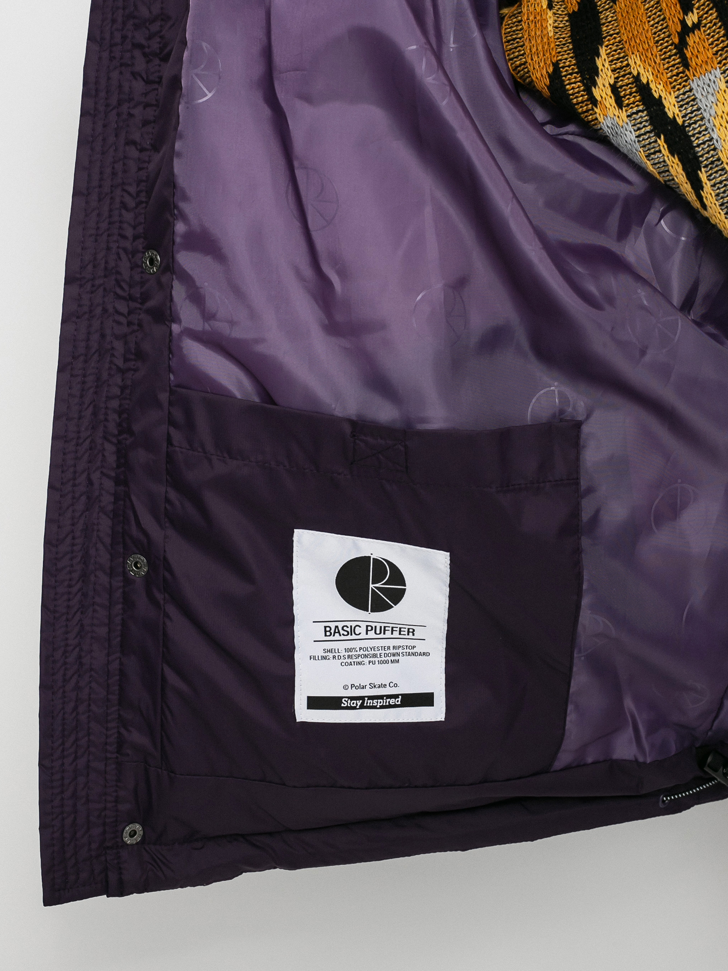Kurtka Polar Skate Basic Puffer (dark violet)