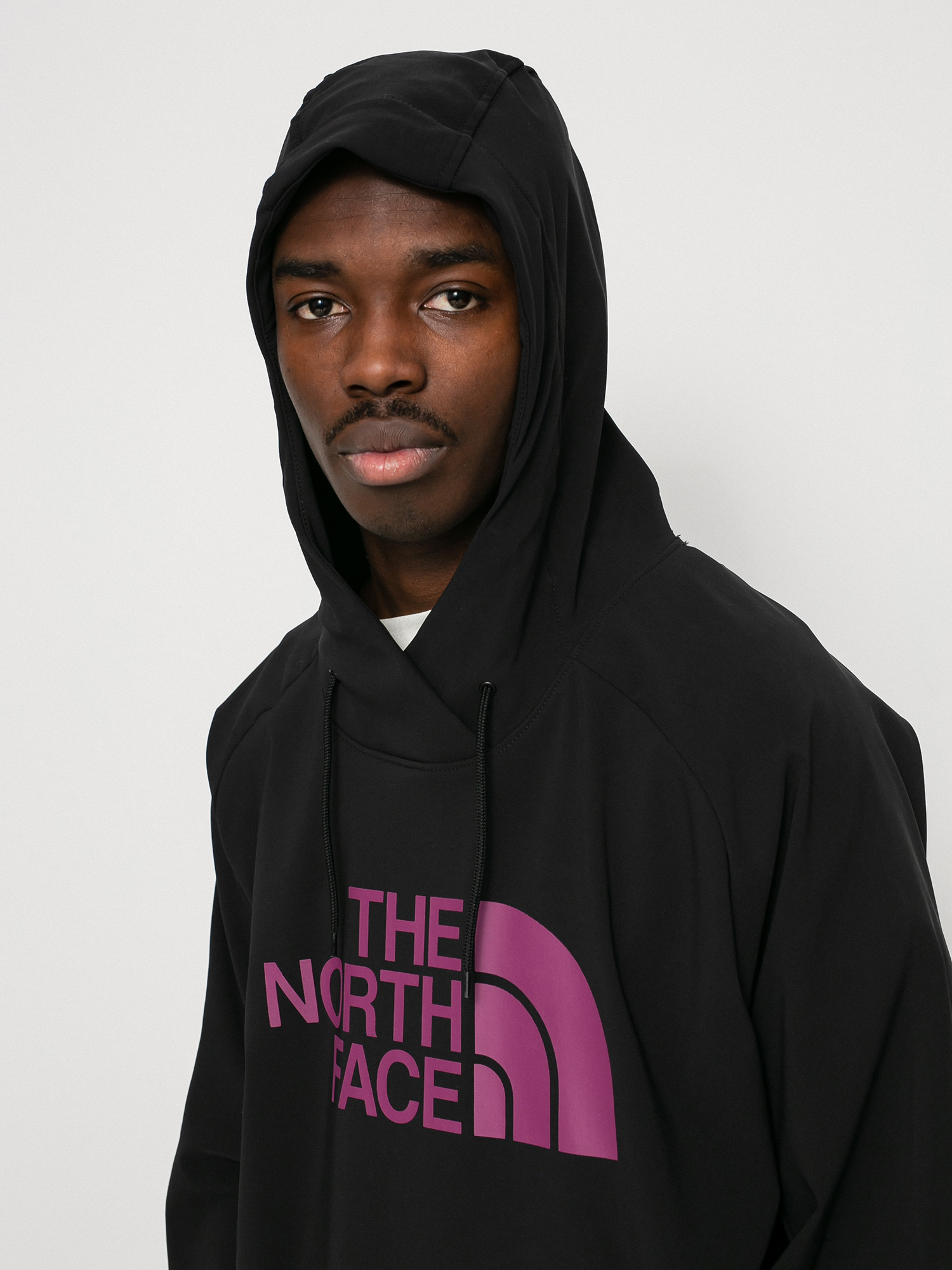 Bluza aktywna The North Face Tekno Logo HD (tnf black/roxbury pink)