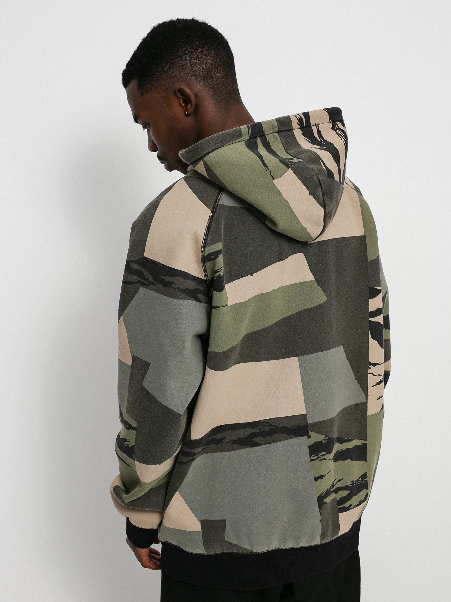Bluza z kapturem Carhartt WIP Chase HD (camo mend/gold)