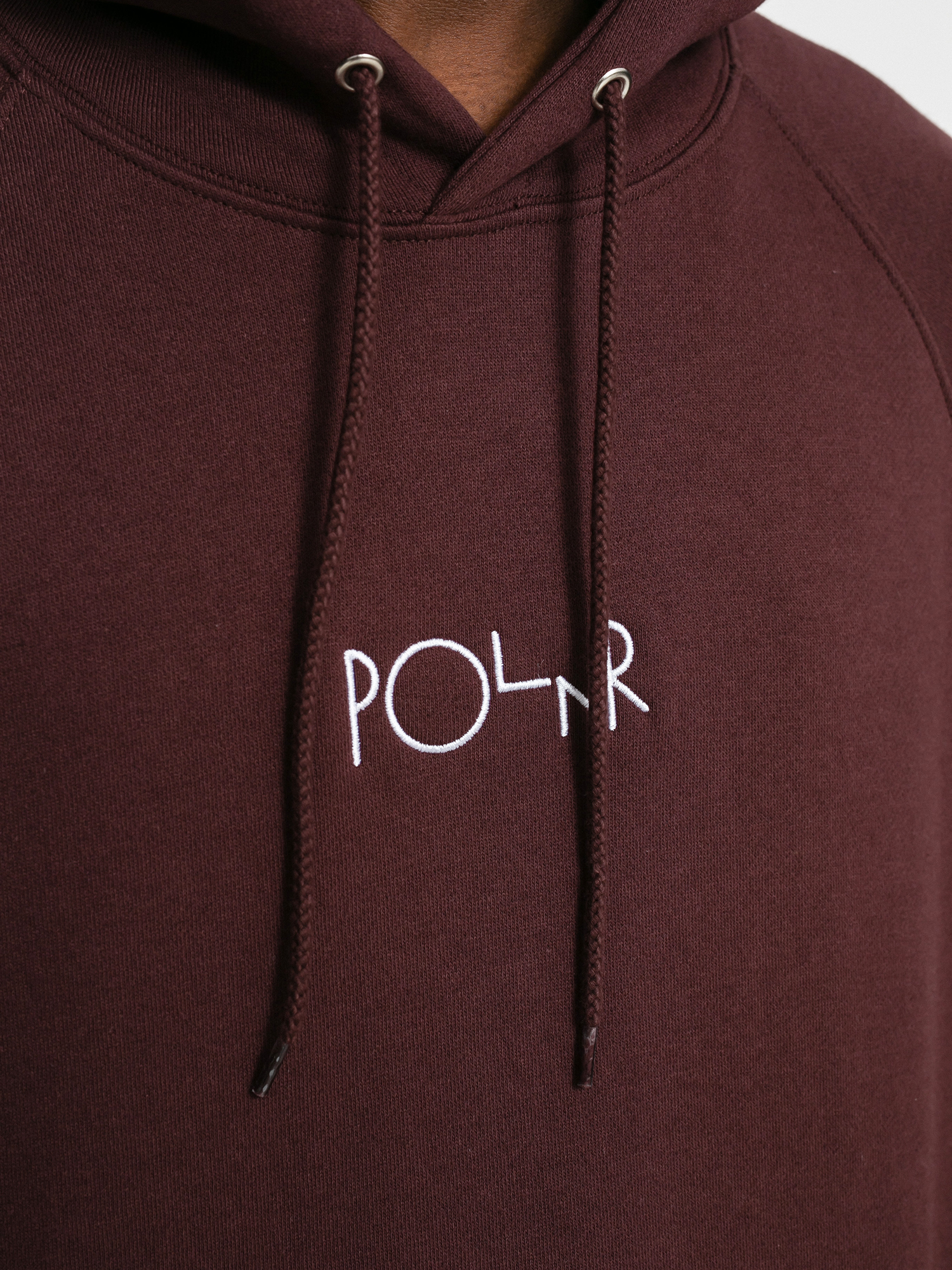 Bluza z kapturem Polar Skate Defau HD (bordeaux)
