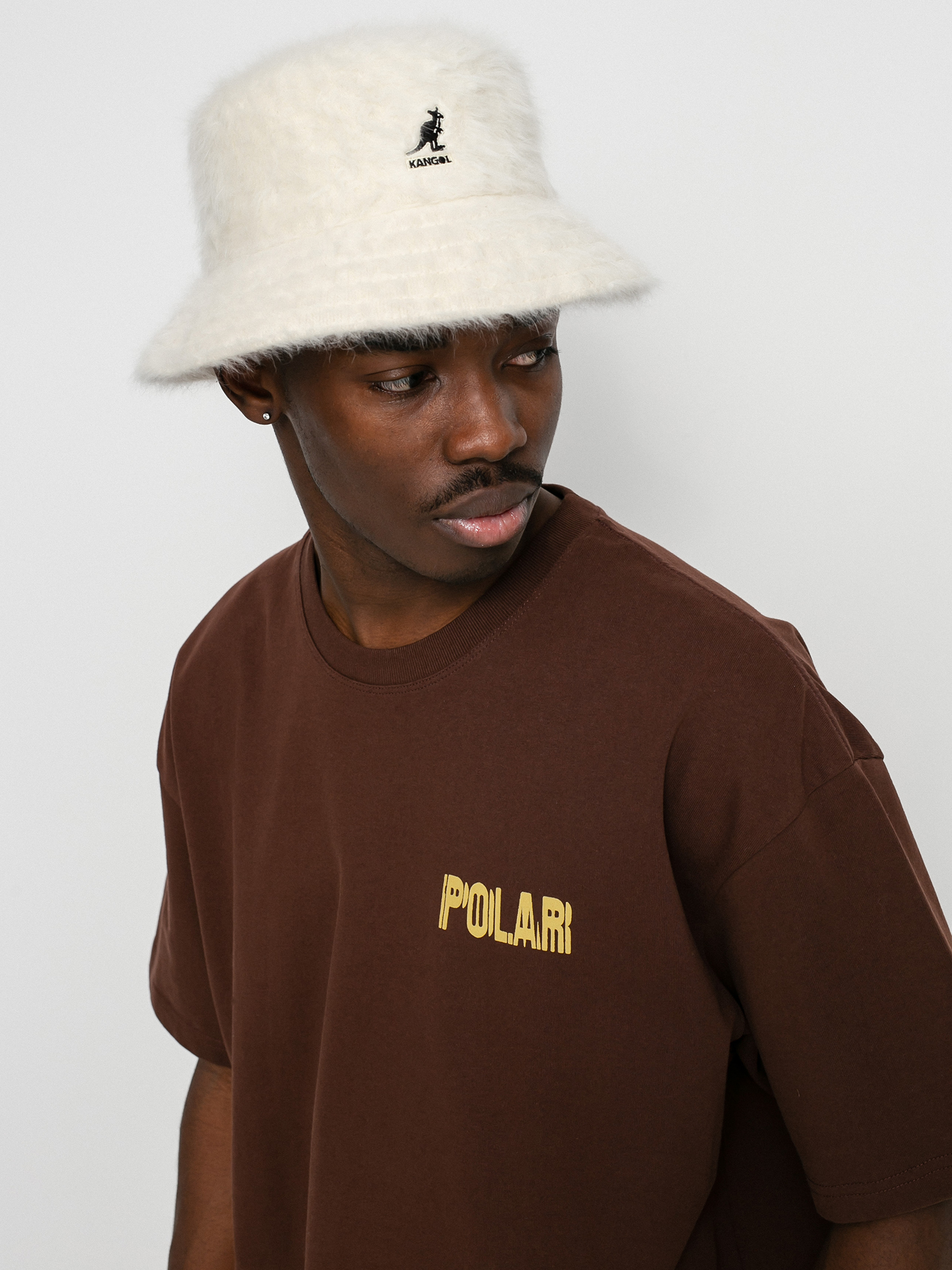 T-shirt Polar Skate Earthquake Logo (brown)