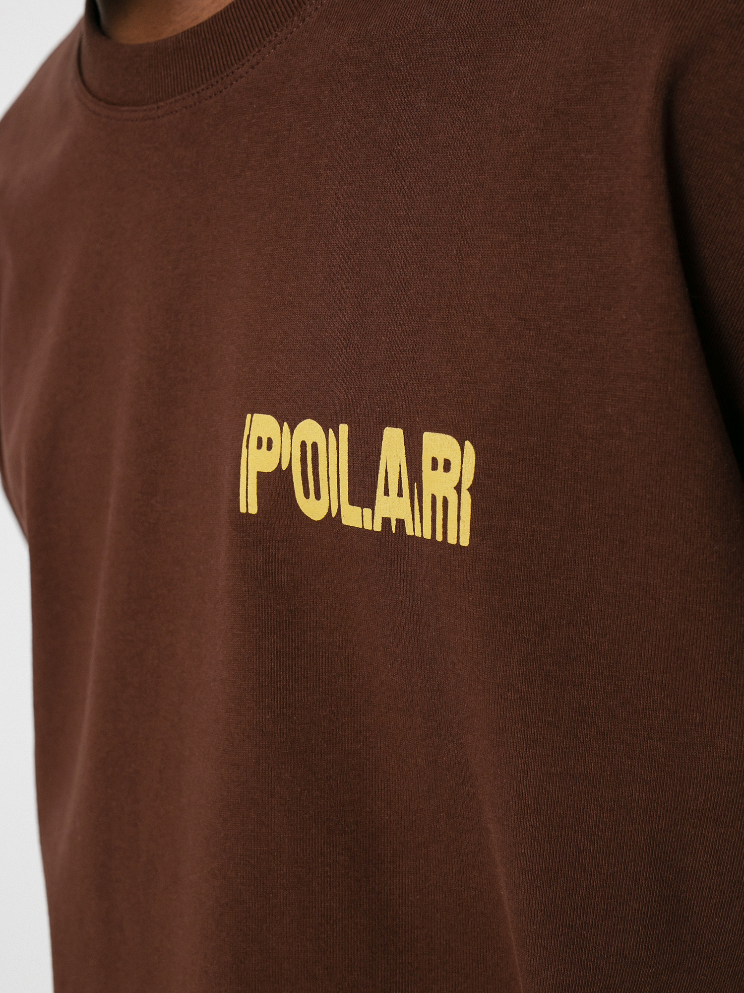 T-shirt Polar Skate Earthquake Logo (brown)