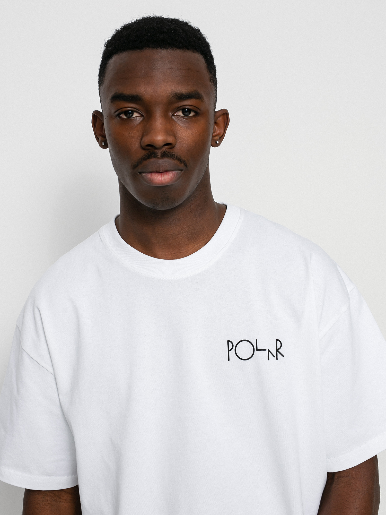 T-shirt Polar Skate Smoking Lady Fill Logo (white)