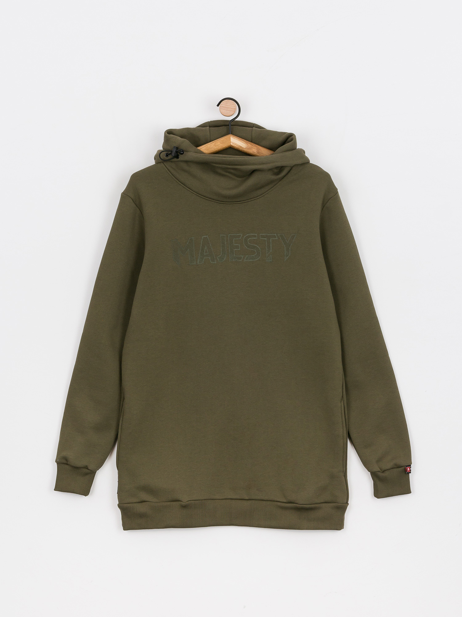 Bluza z kapturem Majesty Bear Tall HD (army green)