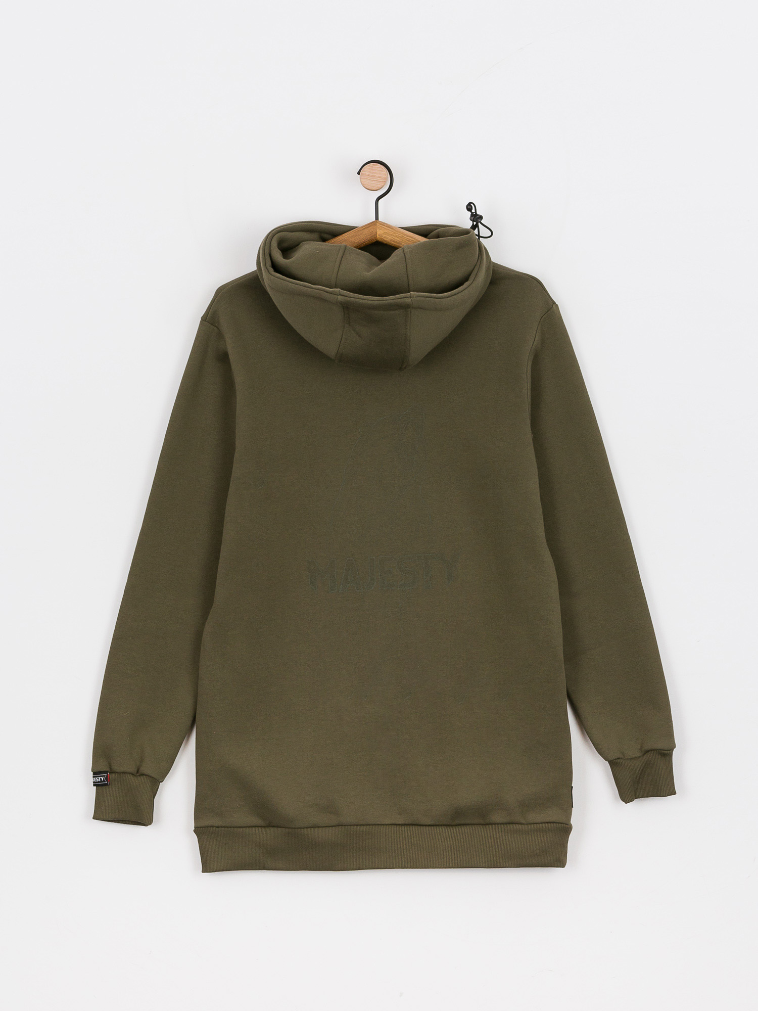 Bluza z kapturem Majesty Bear Tall HD (army green)