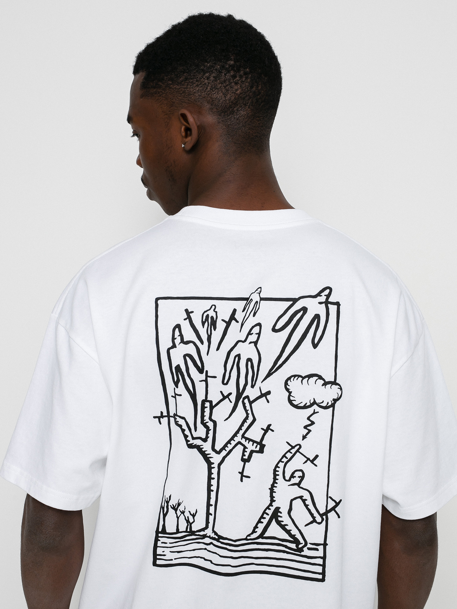 T-shirt Polar Skate Heaven HD (white)