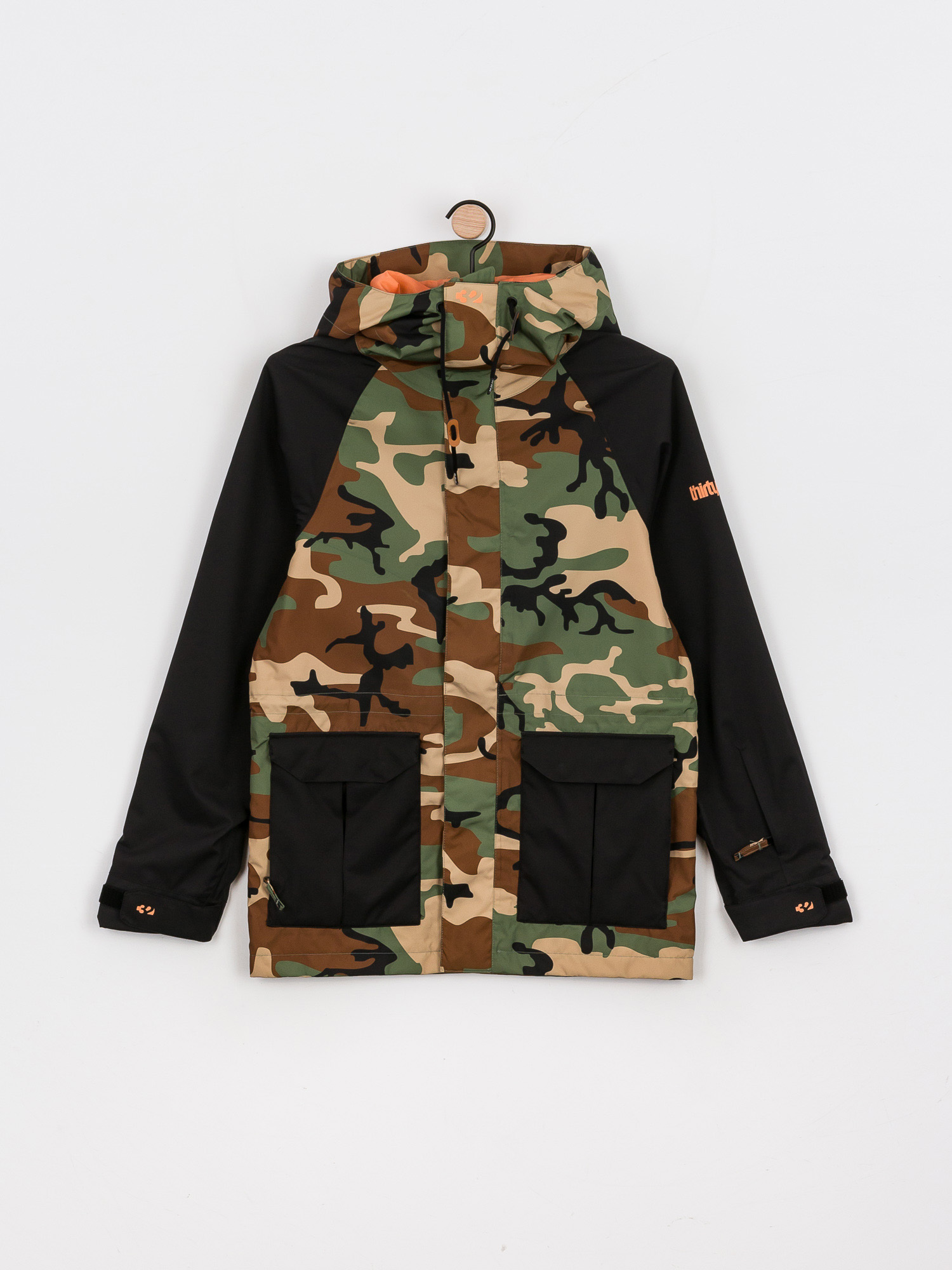 Damska Kurtka snowboardowa ThirtyTwo Ava (black/camo)