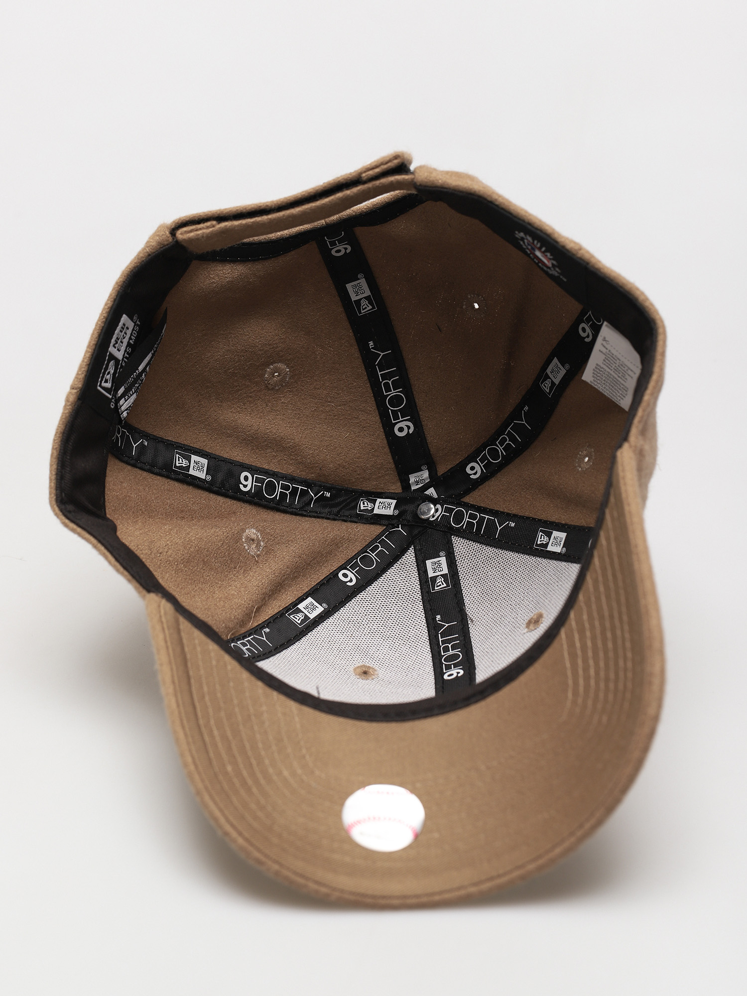 Czapka z daszkiem New Era Winterized 9Forty New York Yankees (brown)