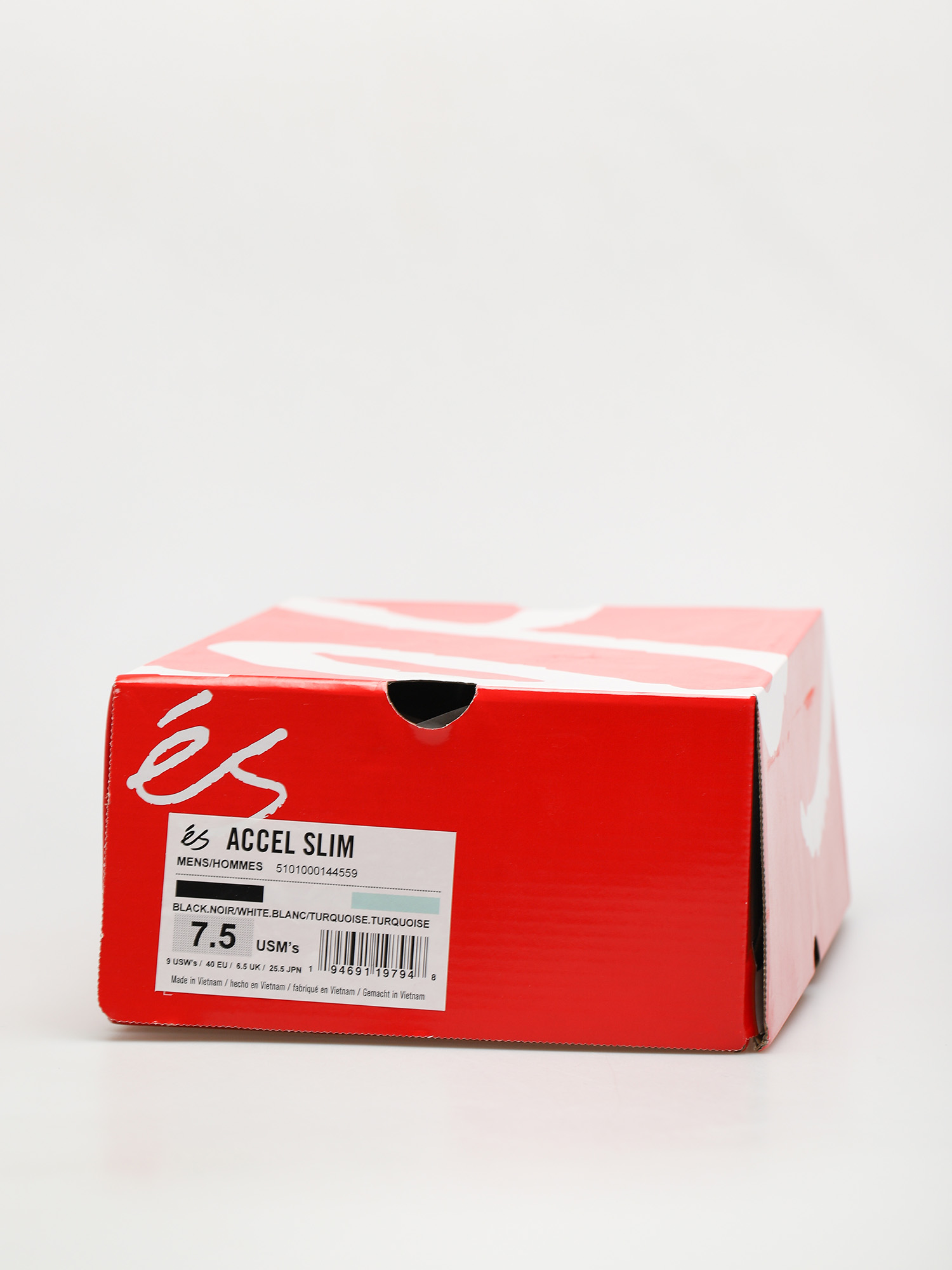 Buty eS Accel Slim (black/white/turquoise)