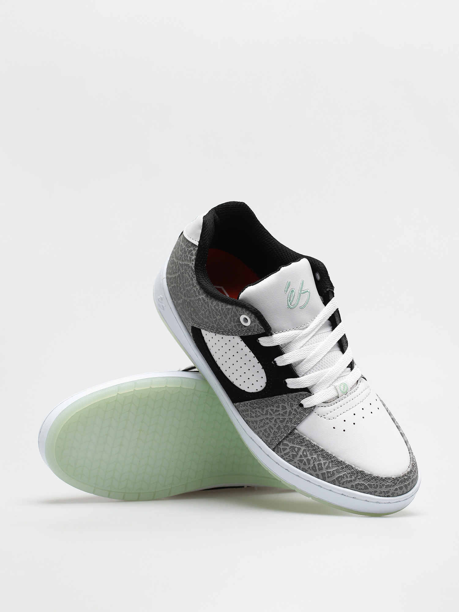 Buty eS Accel Slim (black/white/turquoise)