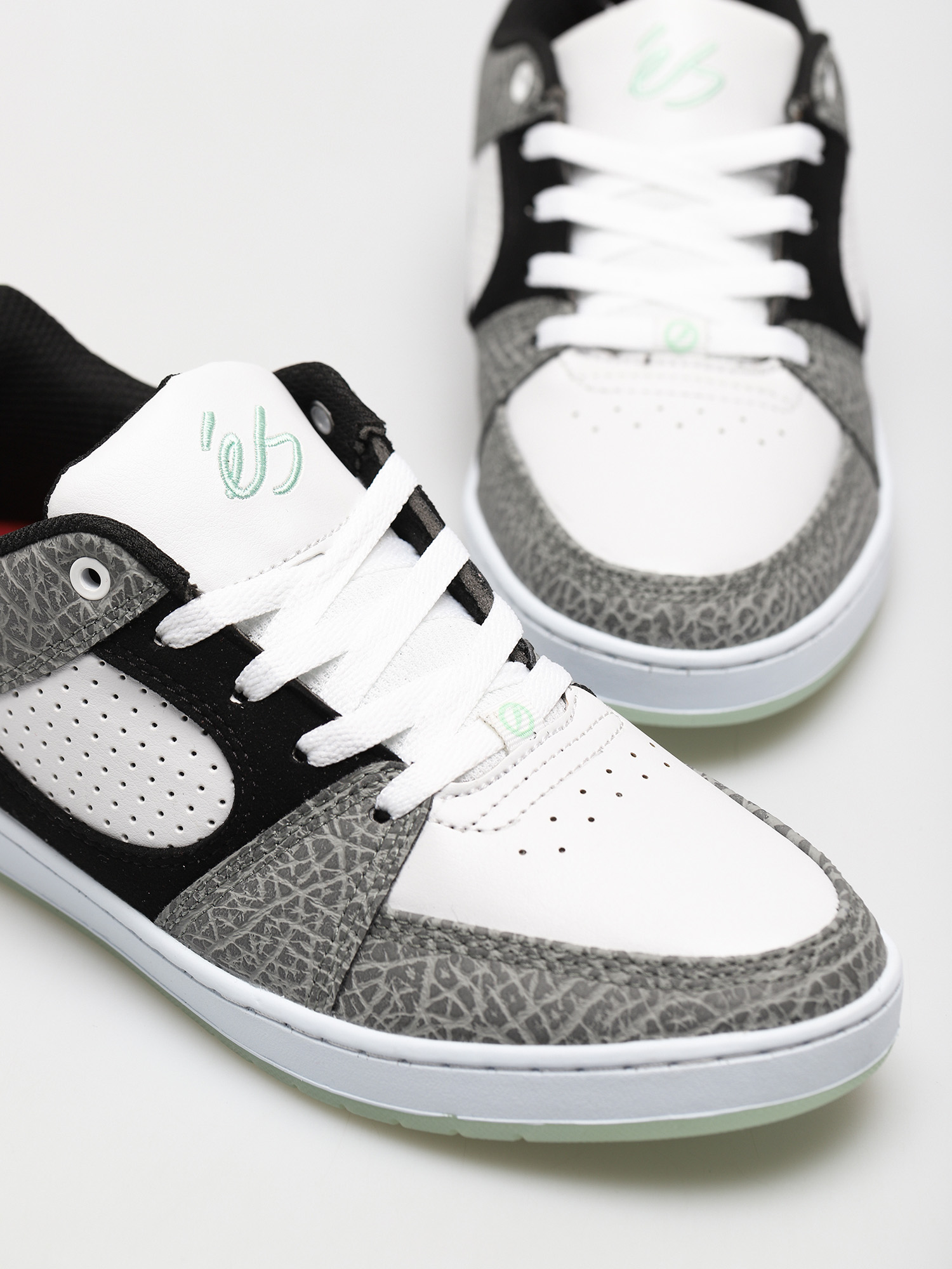 Buty eS Accel Slim (black/white/turquoise)