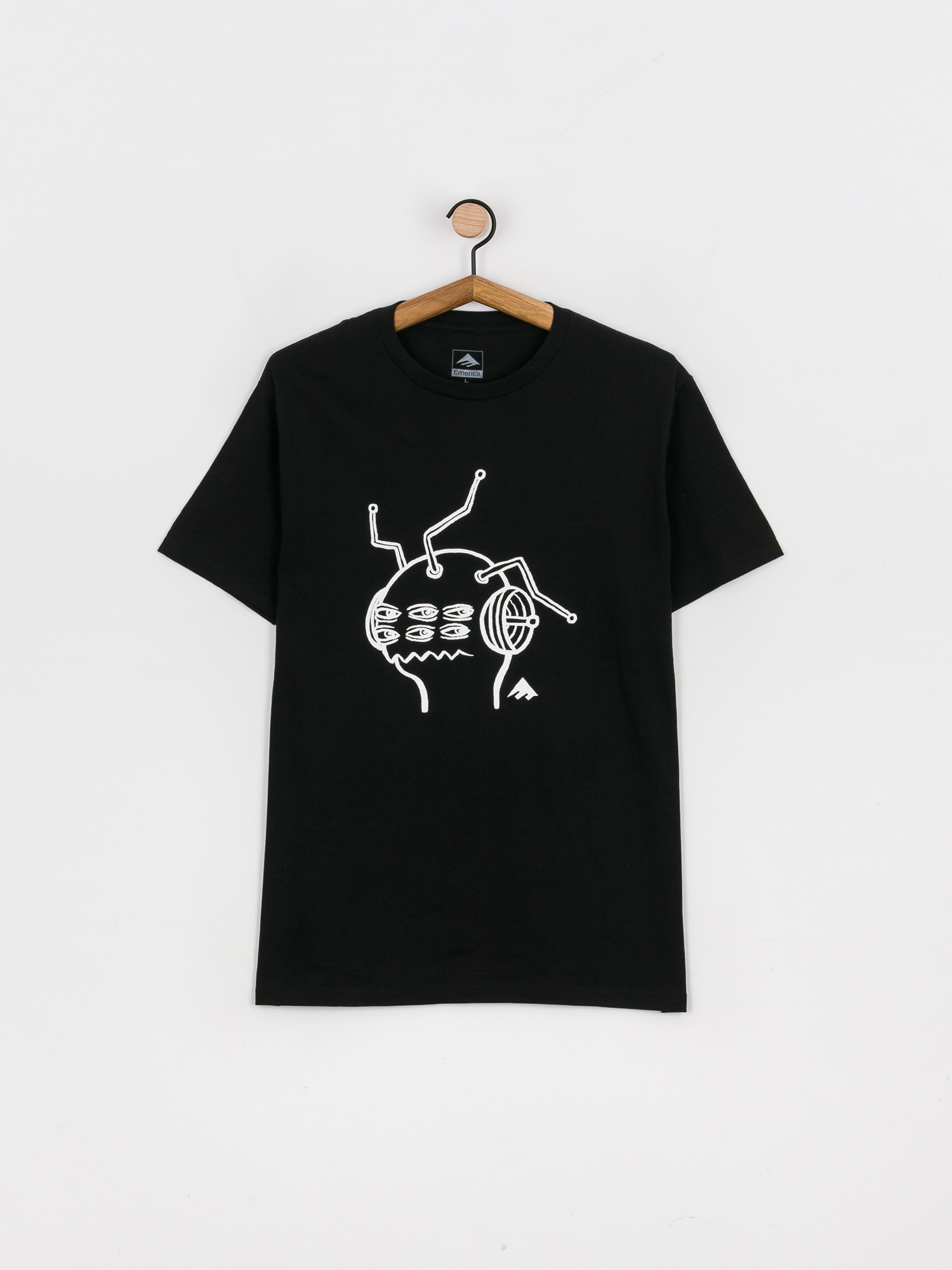 T-shirt Emerica X Toy Machine Antenna (black)