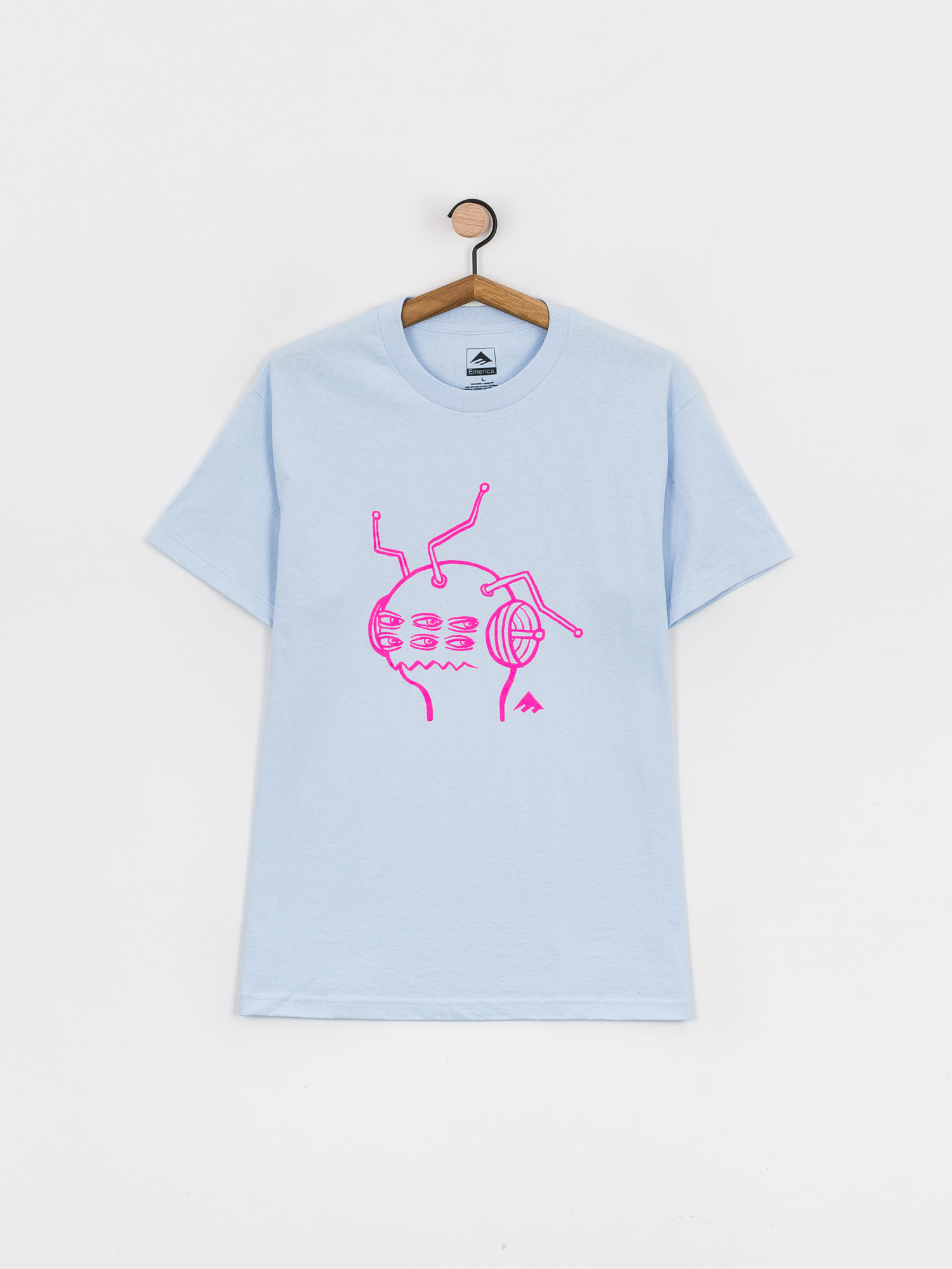 T-shirt Emerica X Toy Machine Antenna (light blue)