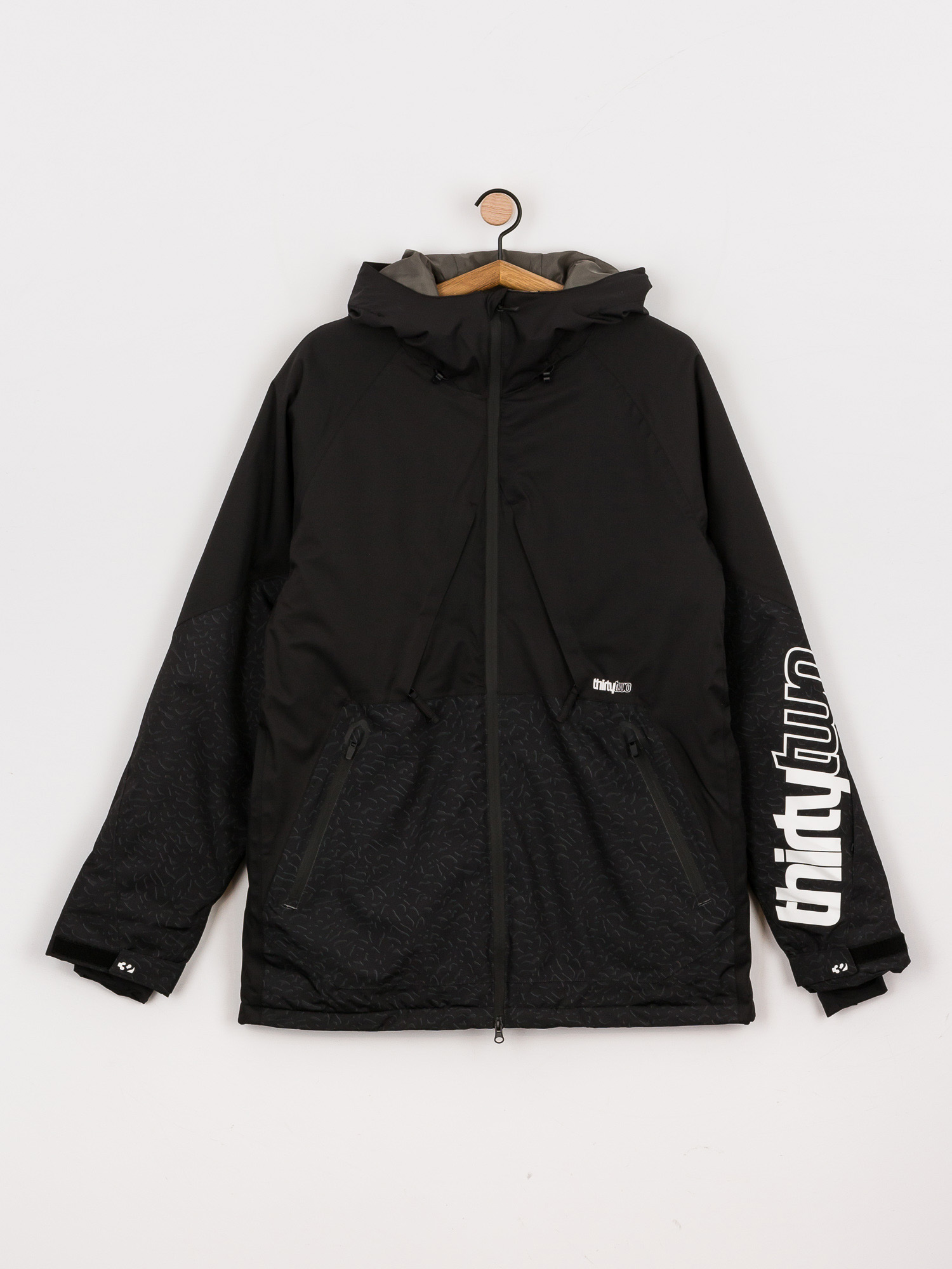 Męska Kurtka snowboardowa ThirtyTwo Lashed Insulated (black/print)