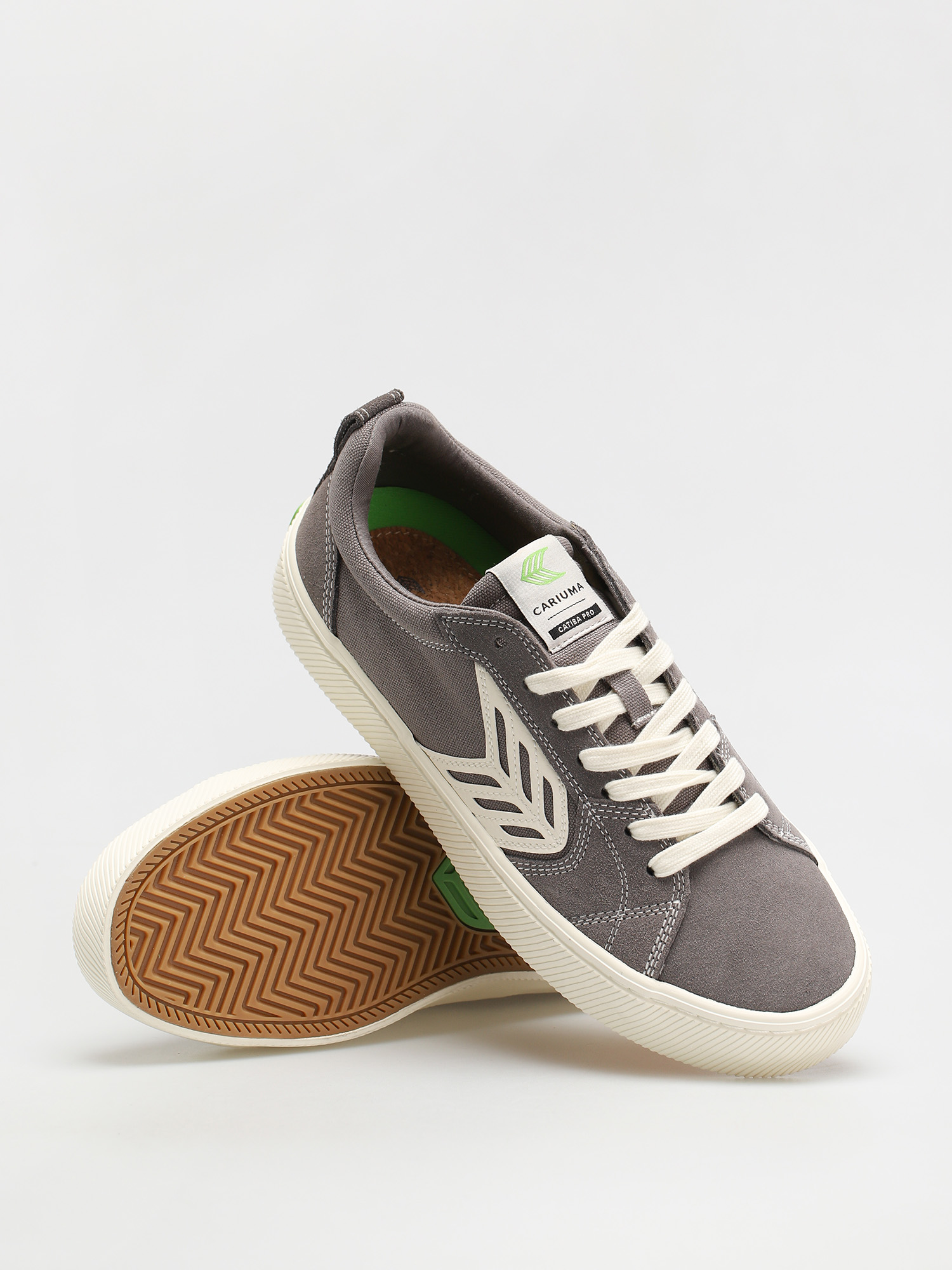 Buty Cariuma Catiba Pro (charcoal grey/contrast thread ivory logo)