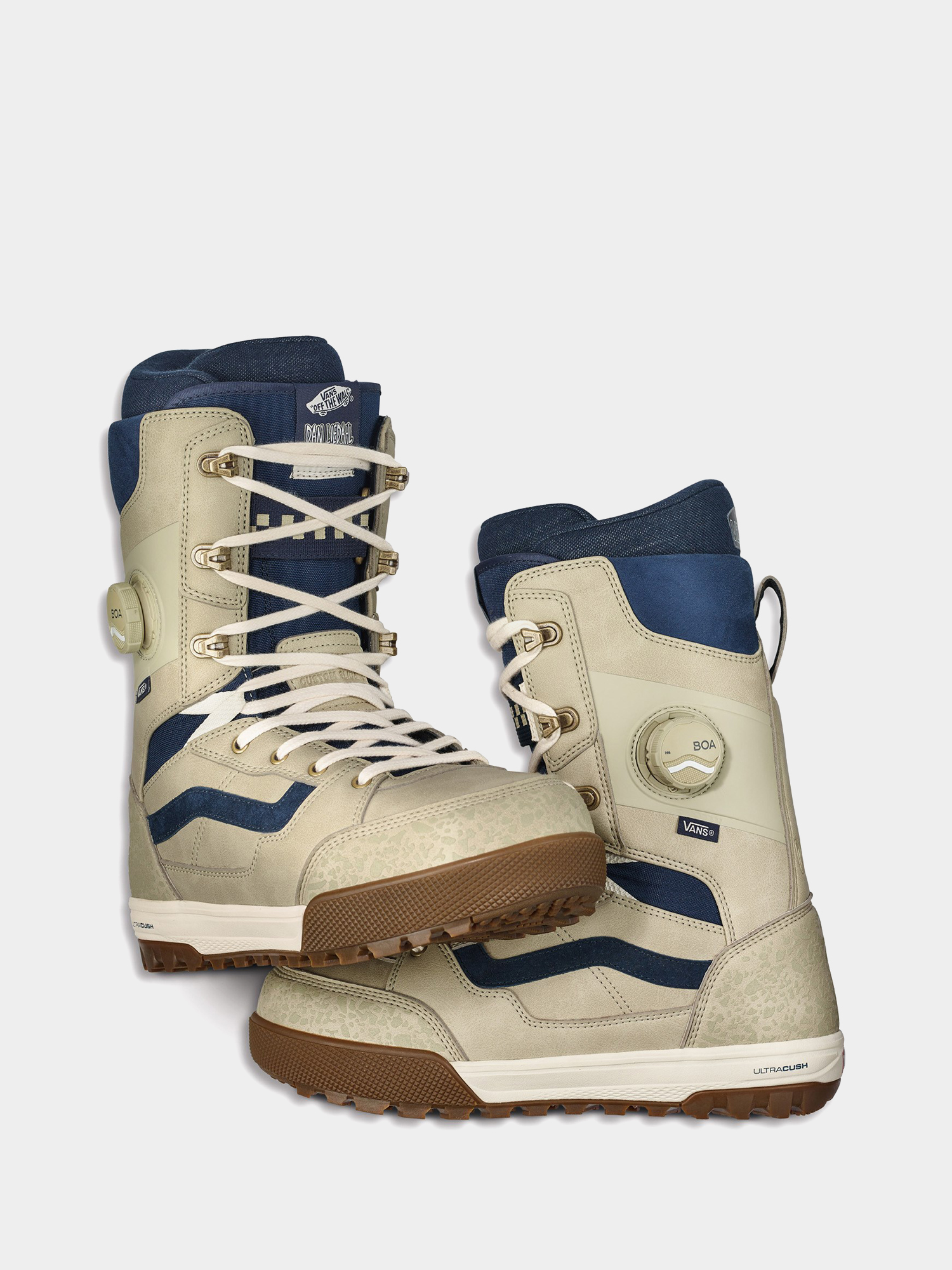 Męskie Buty snowboardowe Vans Invado Pro (dan leidahl/khaki/navy)