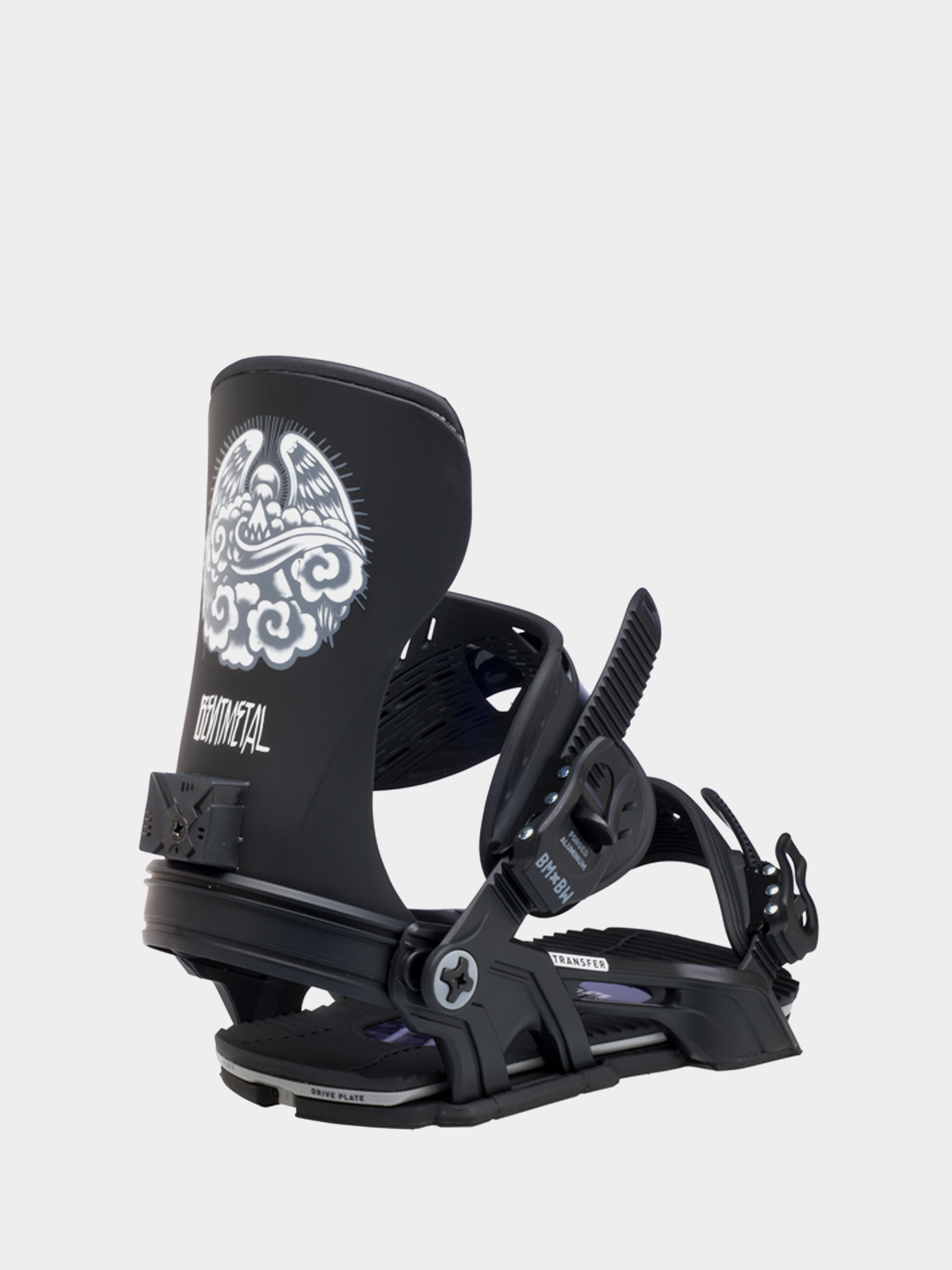Męskie Wiązania snowboardowe Bent Metal Transfer (black)