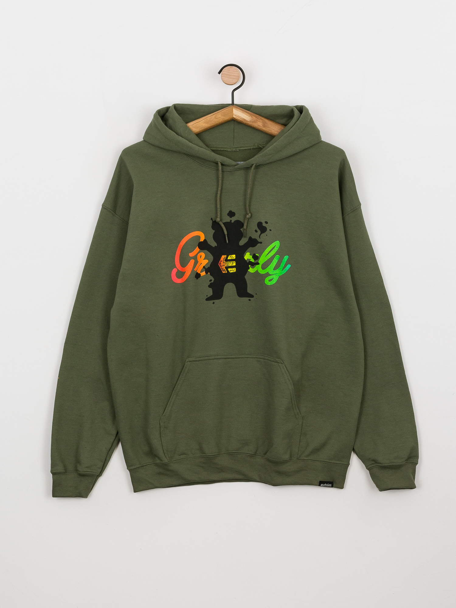 Bluza z kapturem Etnies Grizzly HD (military)