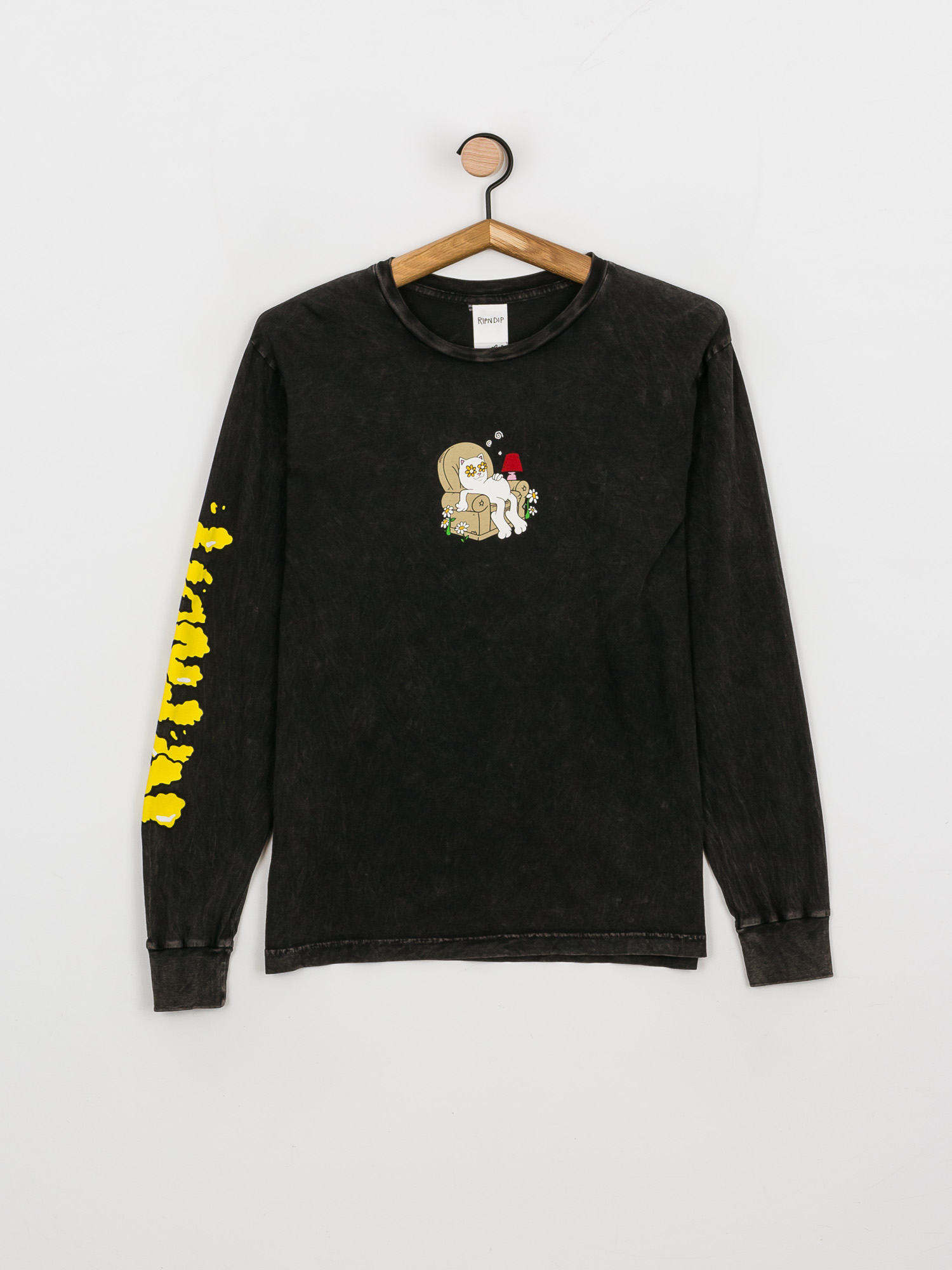 Longsleeve RipNDip 3 Moods (black mineral wash)