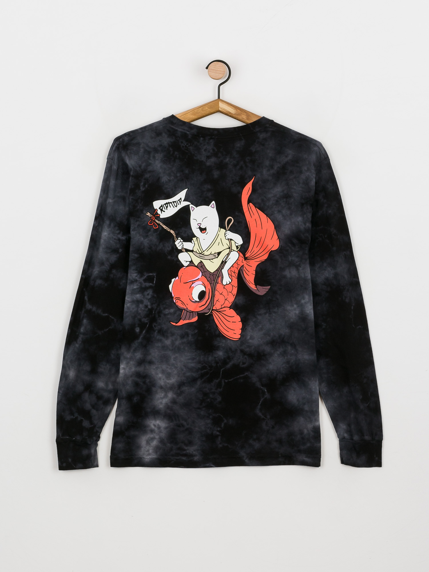 Longsleeve RipNDip Master Nermal San (black lightning wash)