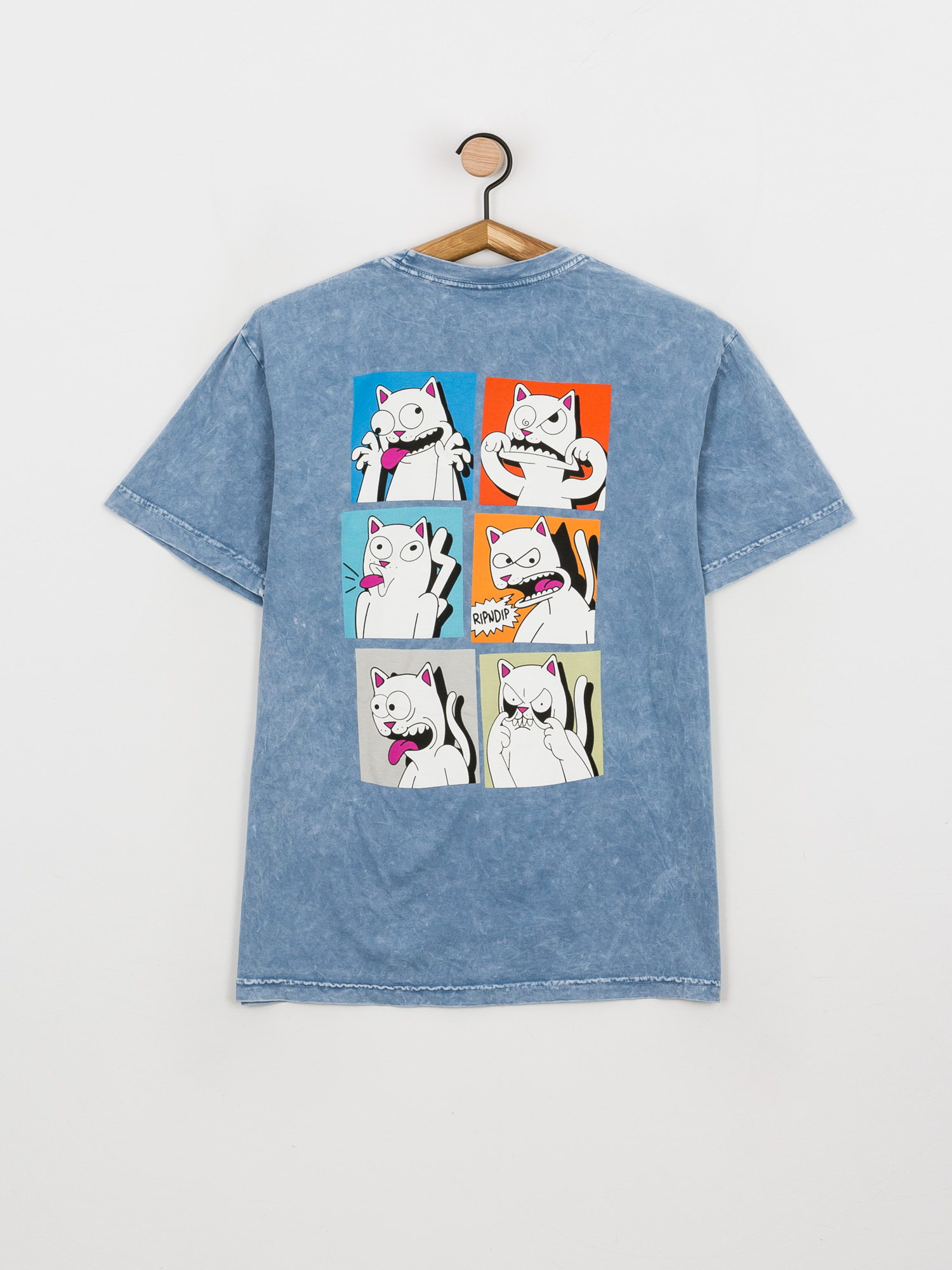 T-shirt RipNDip Frustration (light slate mineral wash)