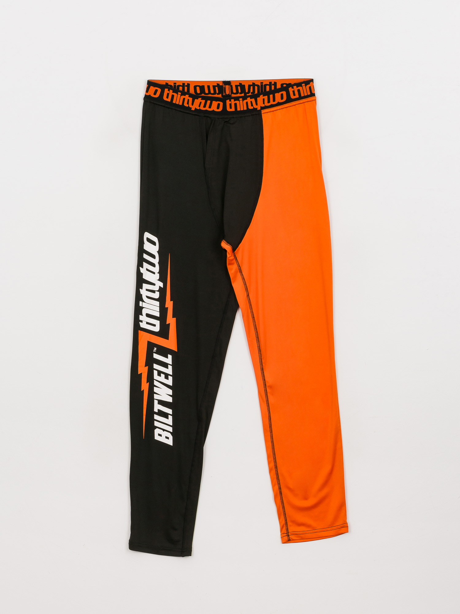 Męskie Legginsy aktywne ThirtyTwo Ridelite Pant (black/orange)