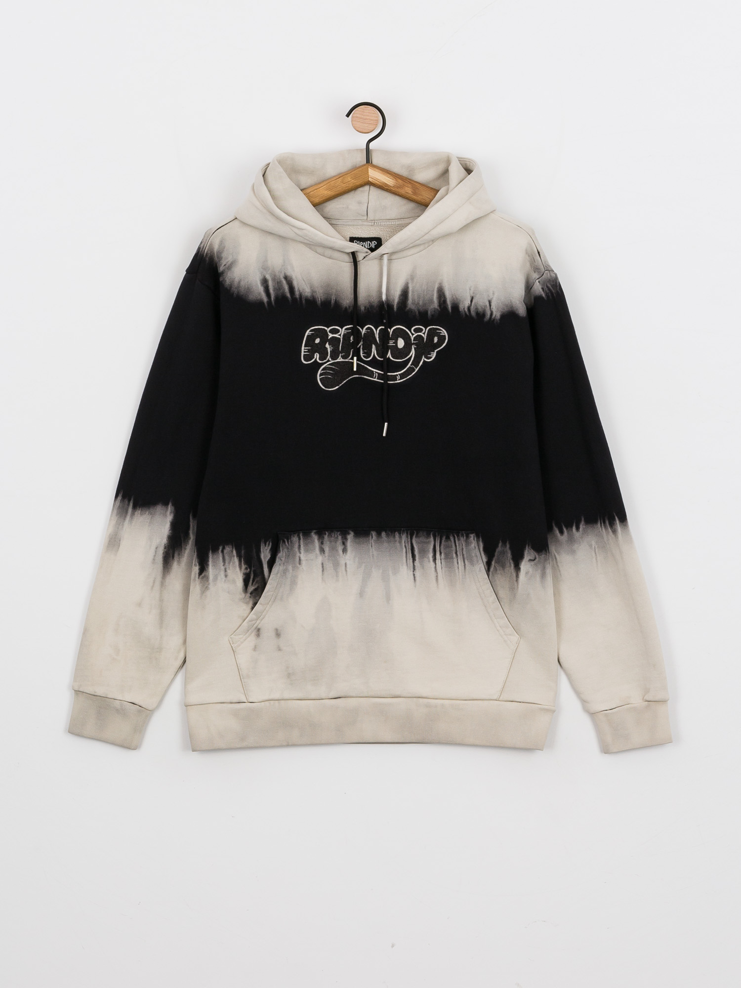 Bluza z kapturem RipNDip Ripntail HD (tan/black stripe dye)