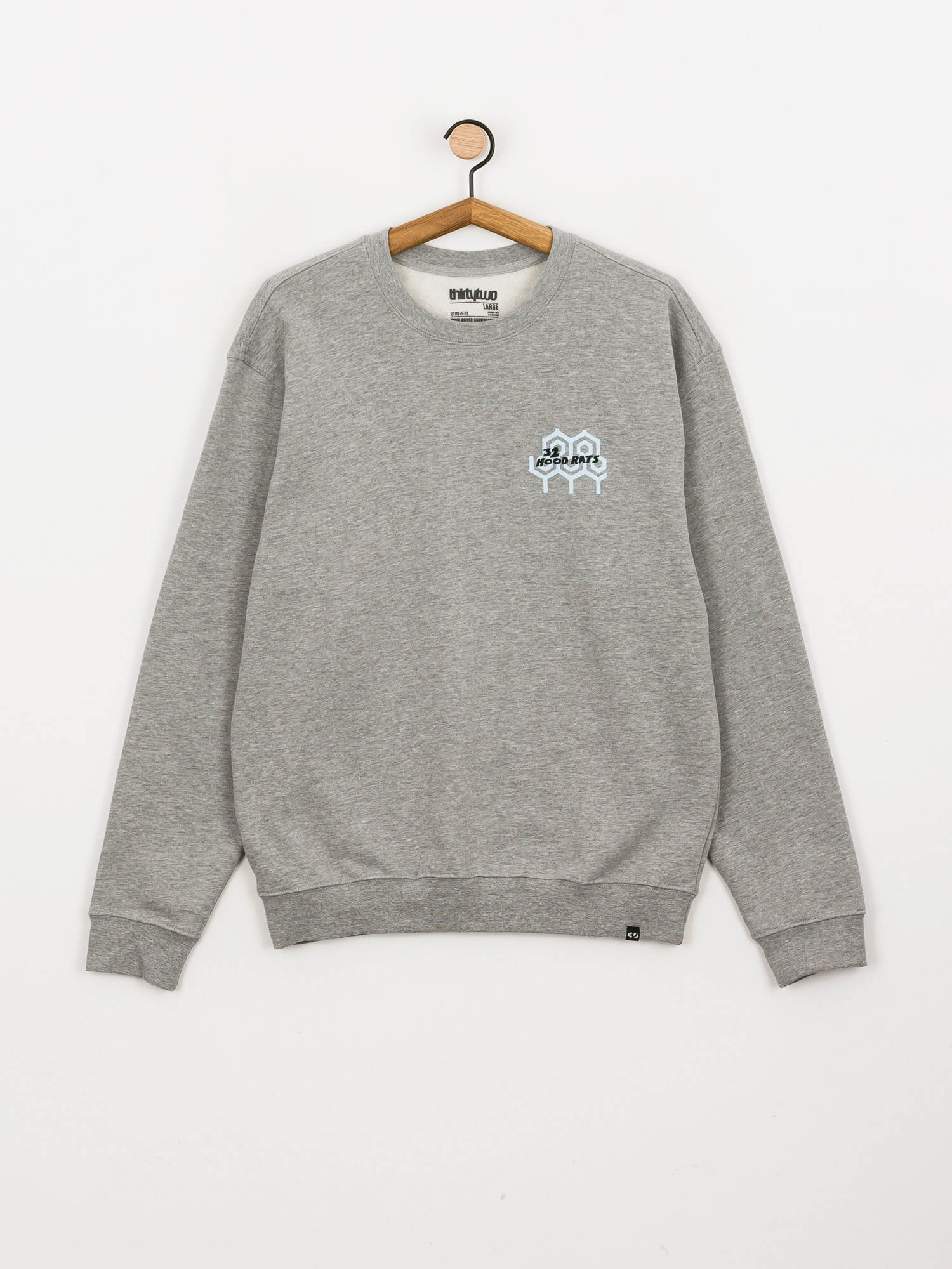 Bluza ThirtyTwo Hood Rats Twins Crew (heather grey)