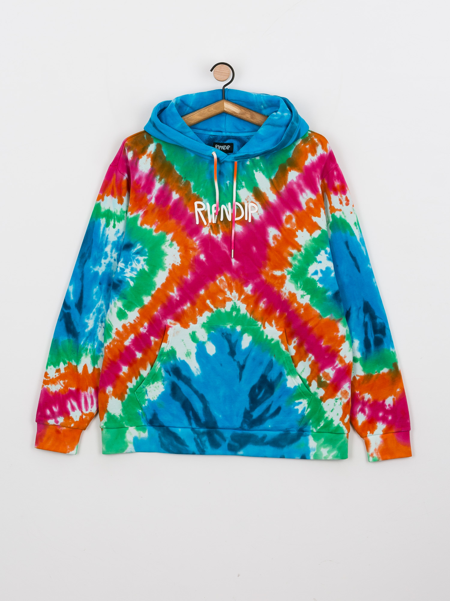 Bluza z kapturem RipNDip OG Prisma HD (rainbow x dye)