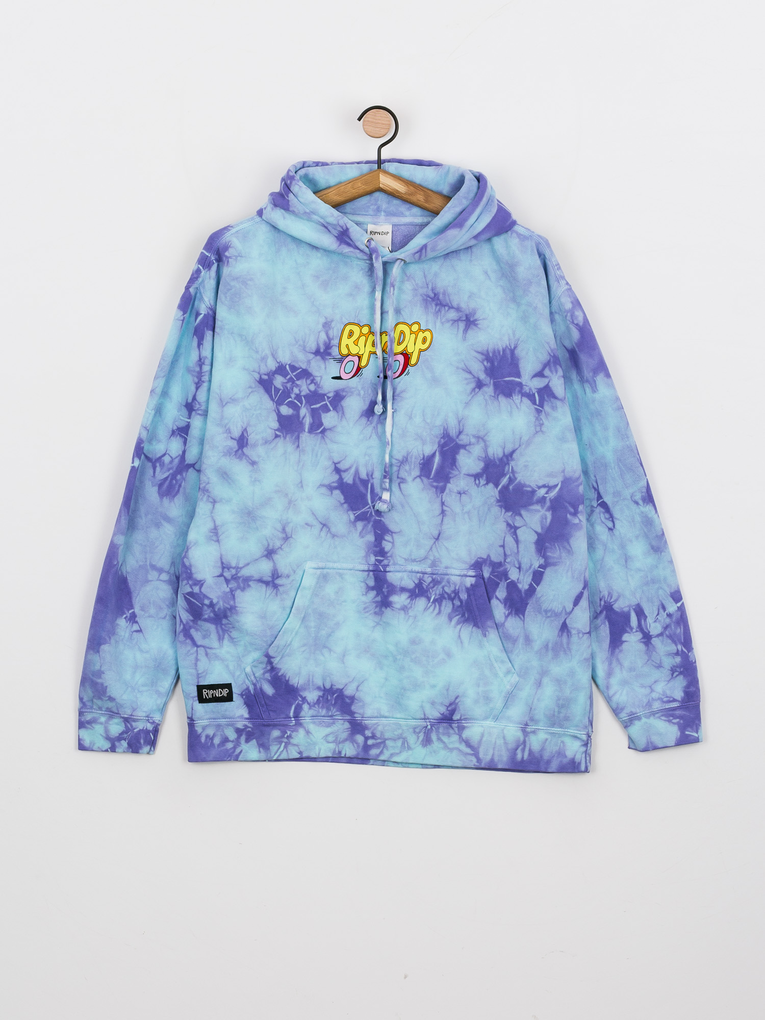 Bluza z kapturem RipNDip Speedway Boogie HD (periwinkle lightning wash)