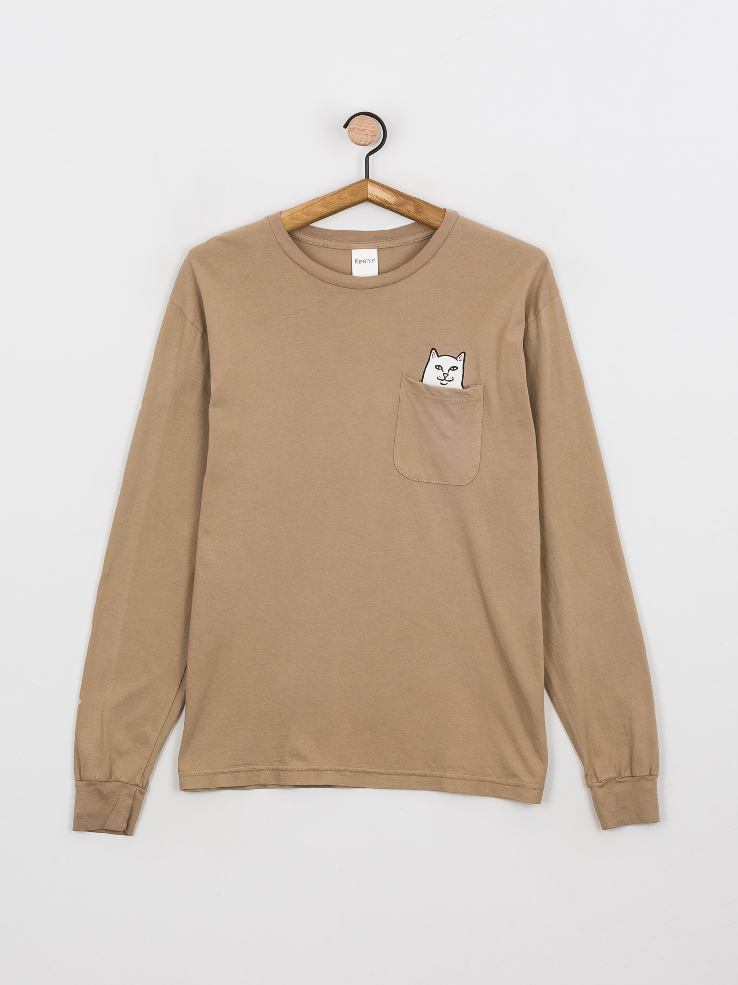 Longsleeve RipNDip Lord Nermal (almond)